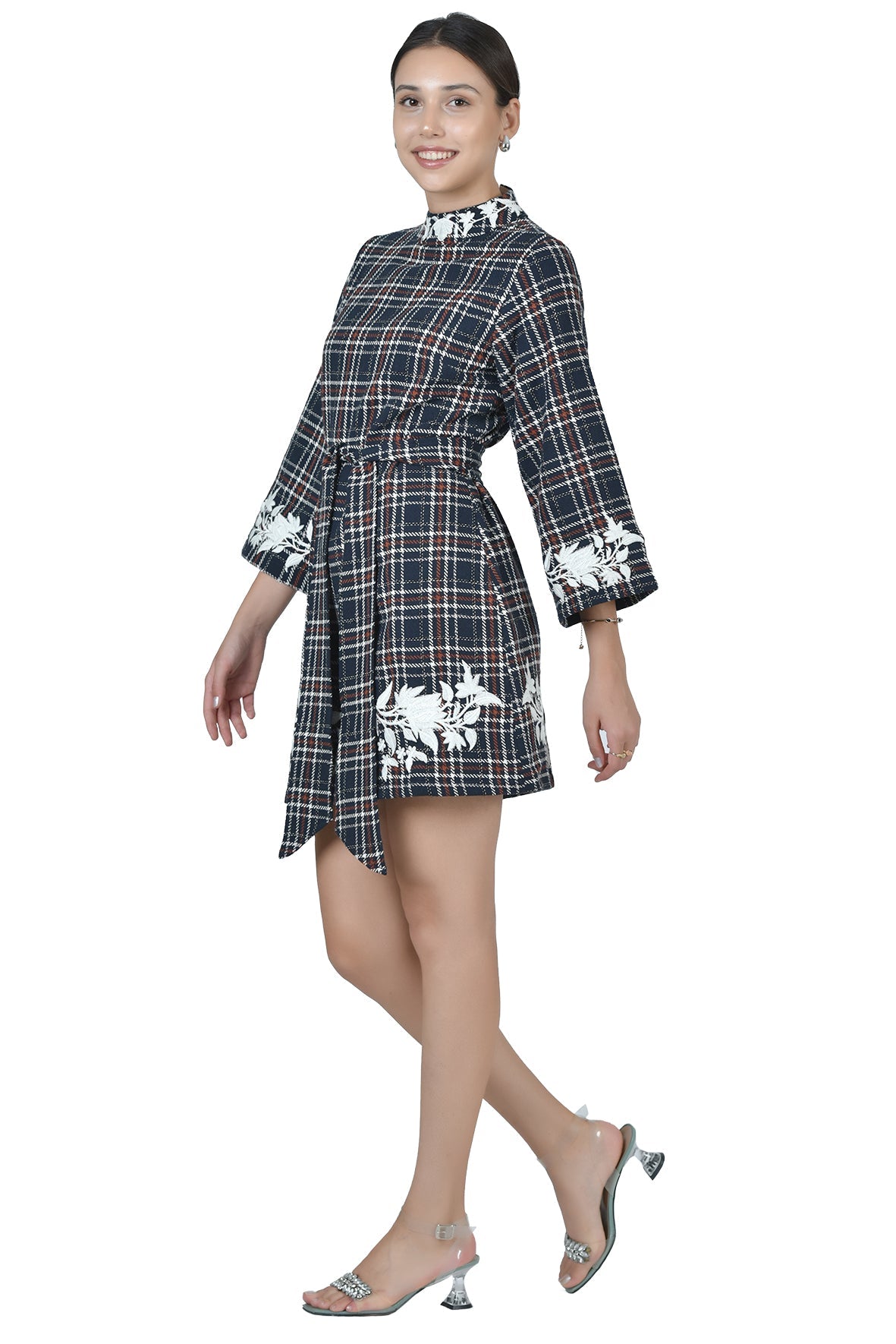 Layla | Navy Plaid