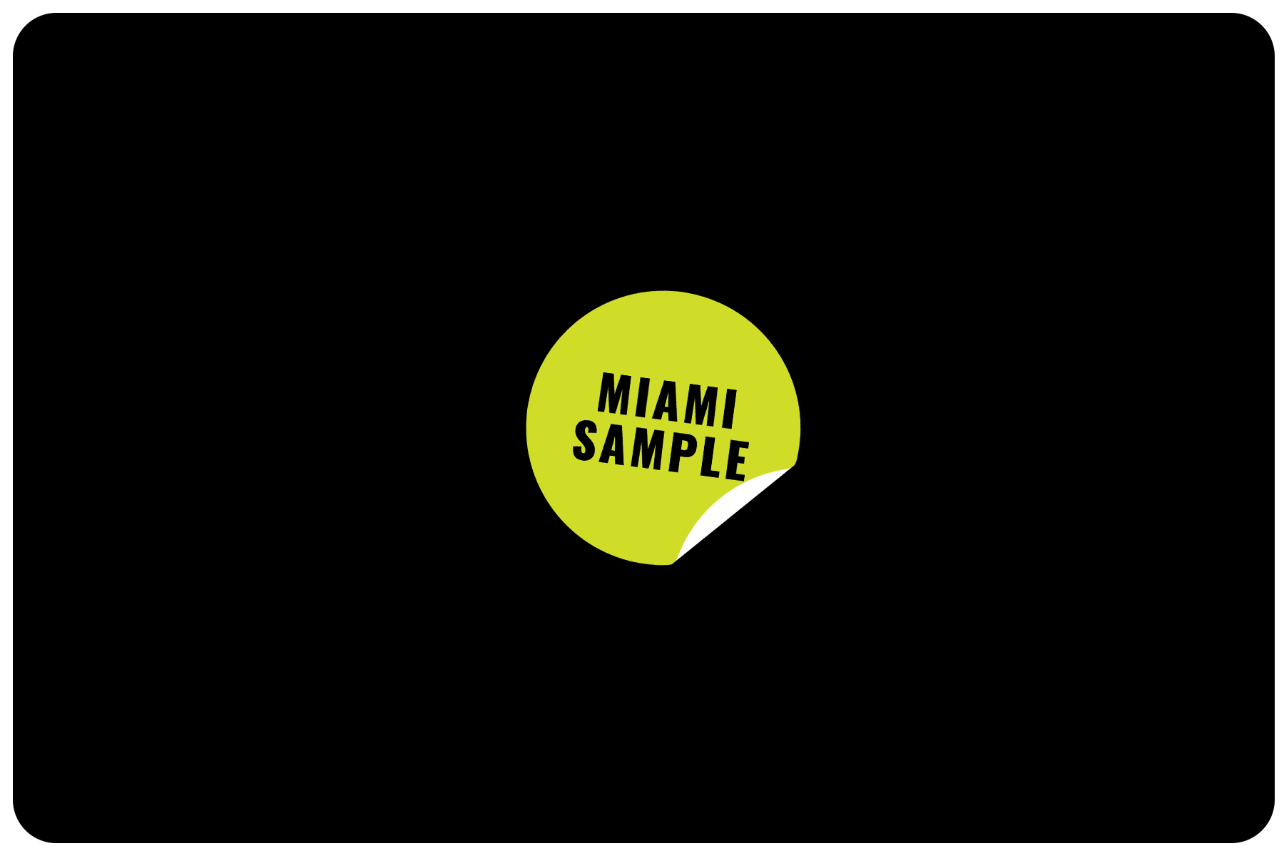 Miami Sample Gift Card