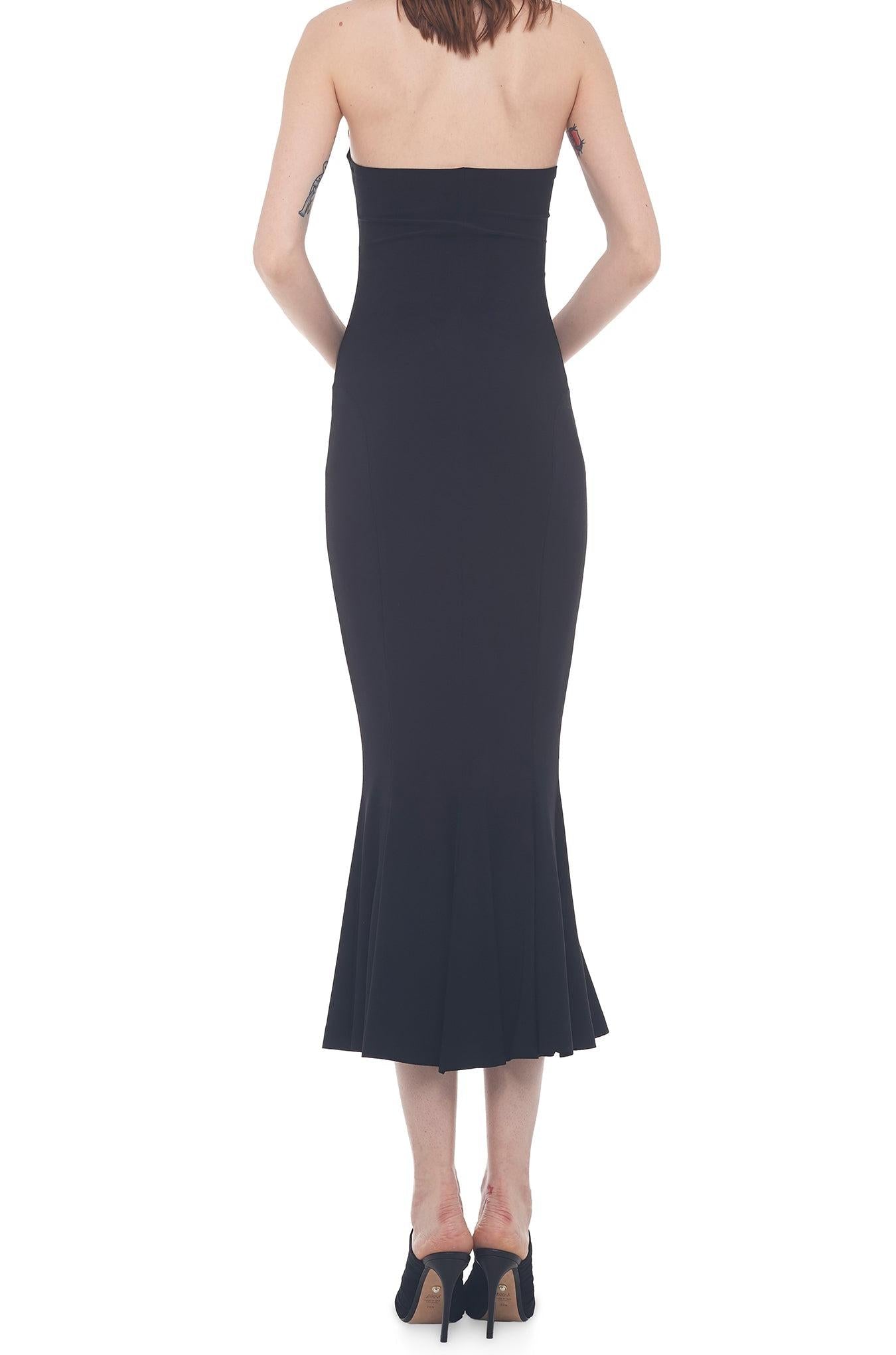 HALTER FISHTAIL DRESS