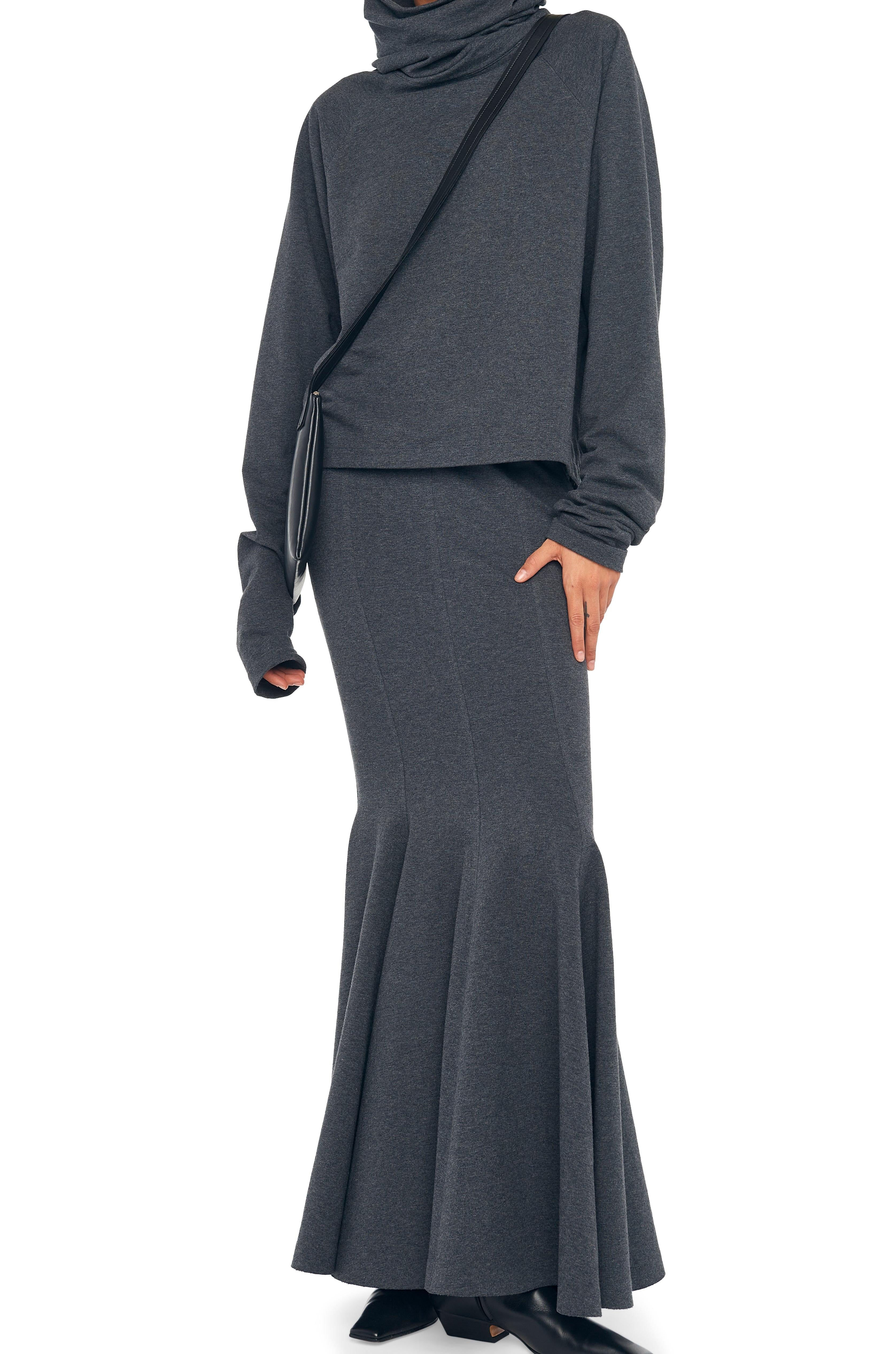 LONG FISHTAIL SKIRT