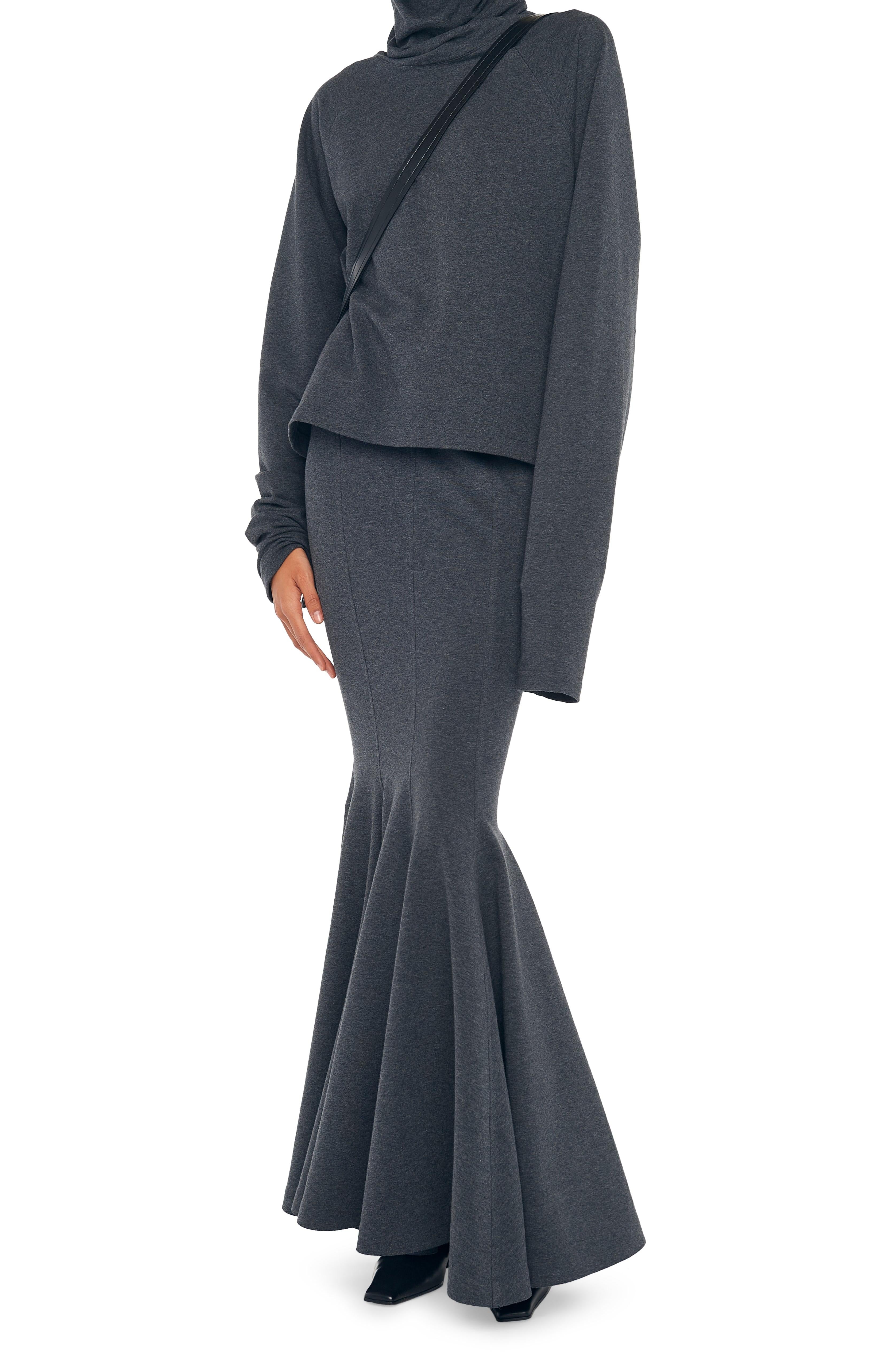 LONG FISHTAIL SKIRT