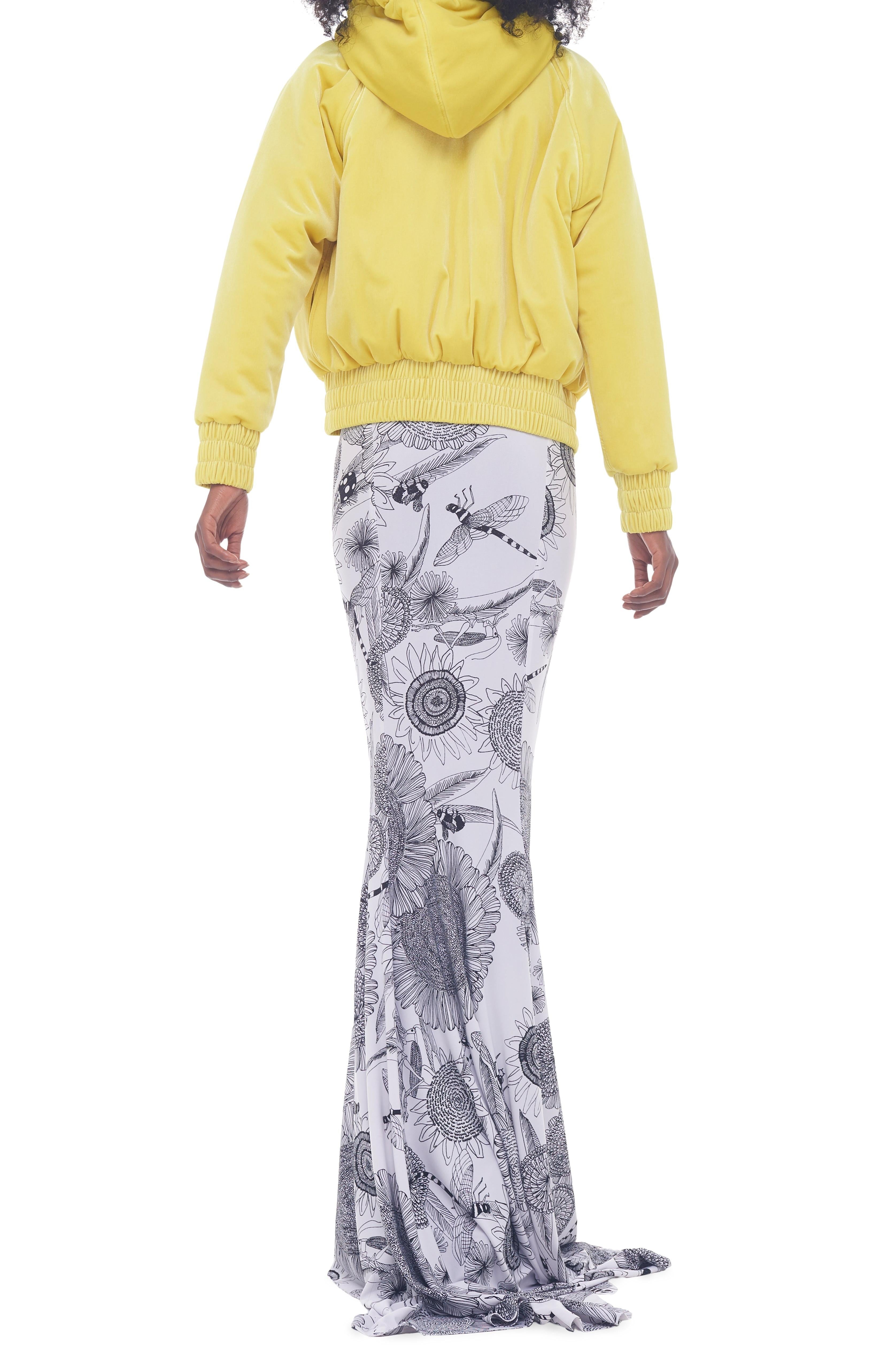 HOODED BOMBER JACKET