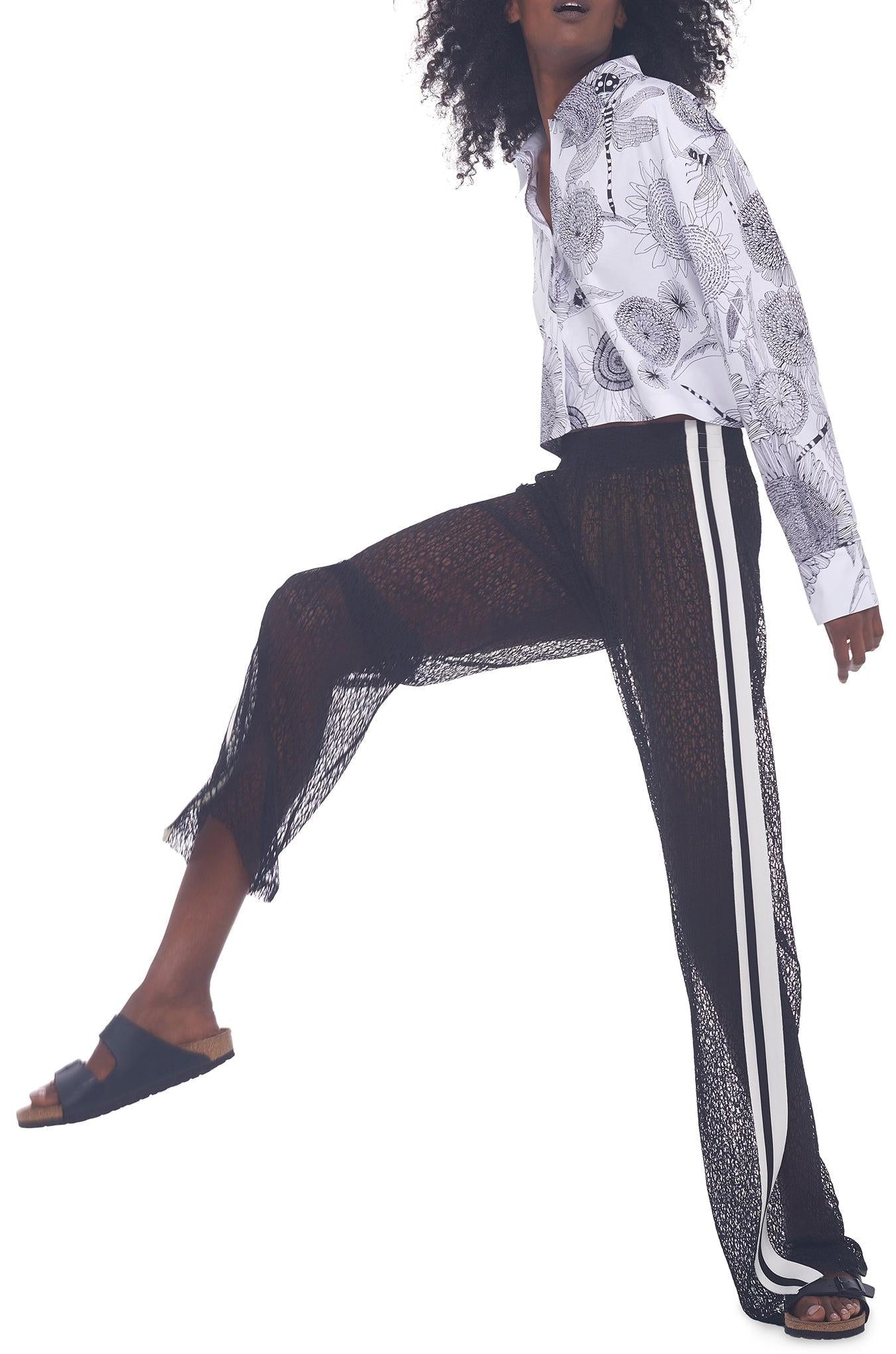 CROP OVERSIZED BF NK SHIRT