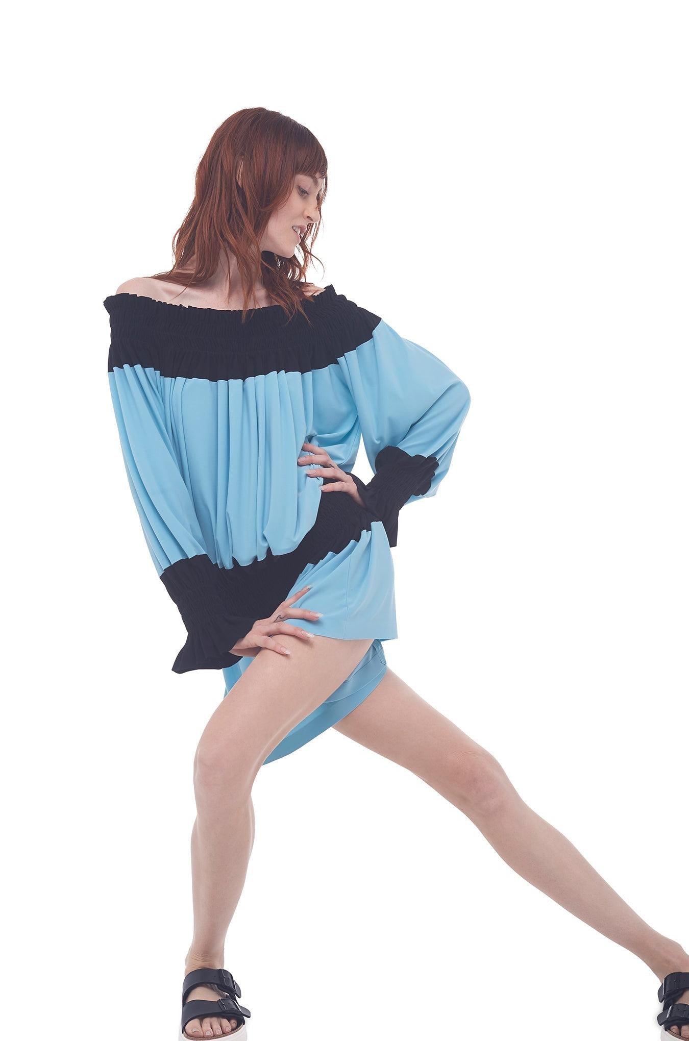 SPLICED PEASANT JUMPSHORT