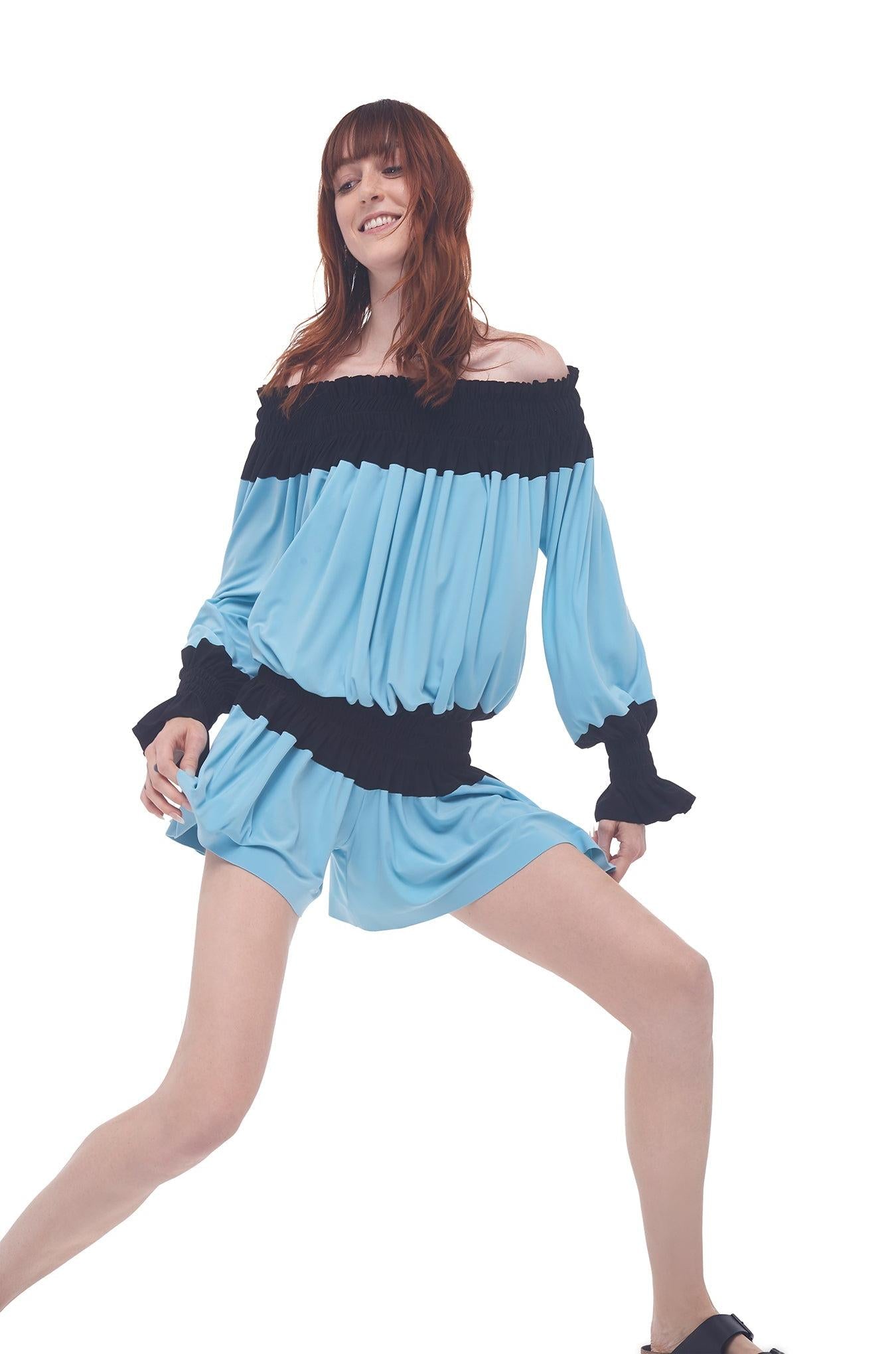 SPLICED PEASANT JUMPSHORT
