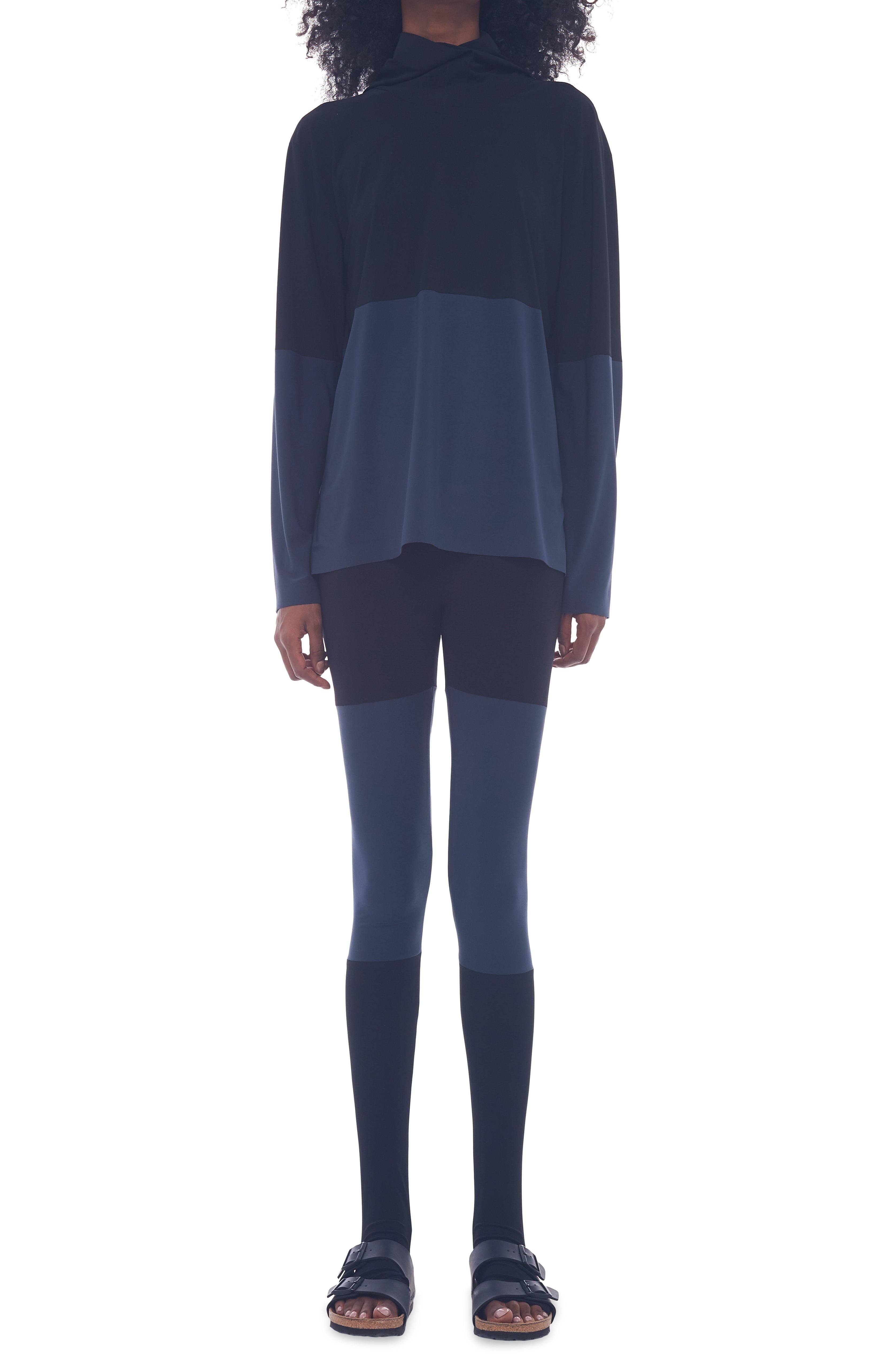 SPLICED SHORT BF HOODED TOP