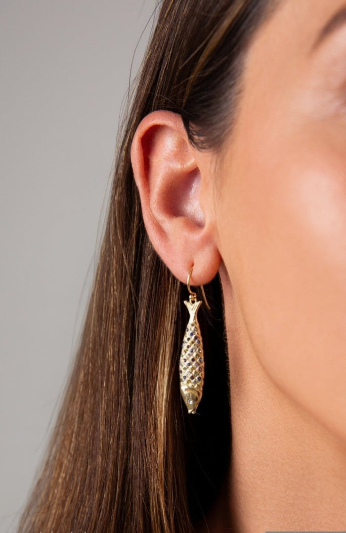 Glimmerfish Earrings  - will take 2-4 weeks to arrive