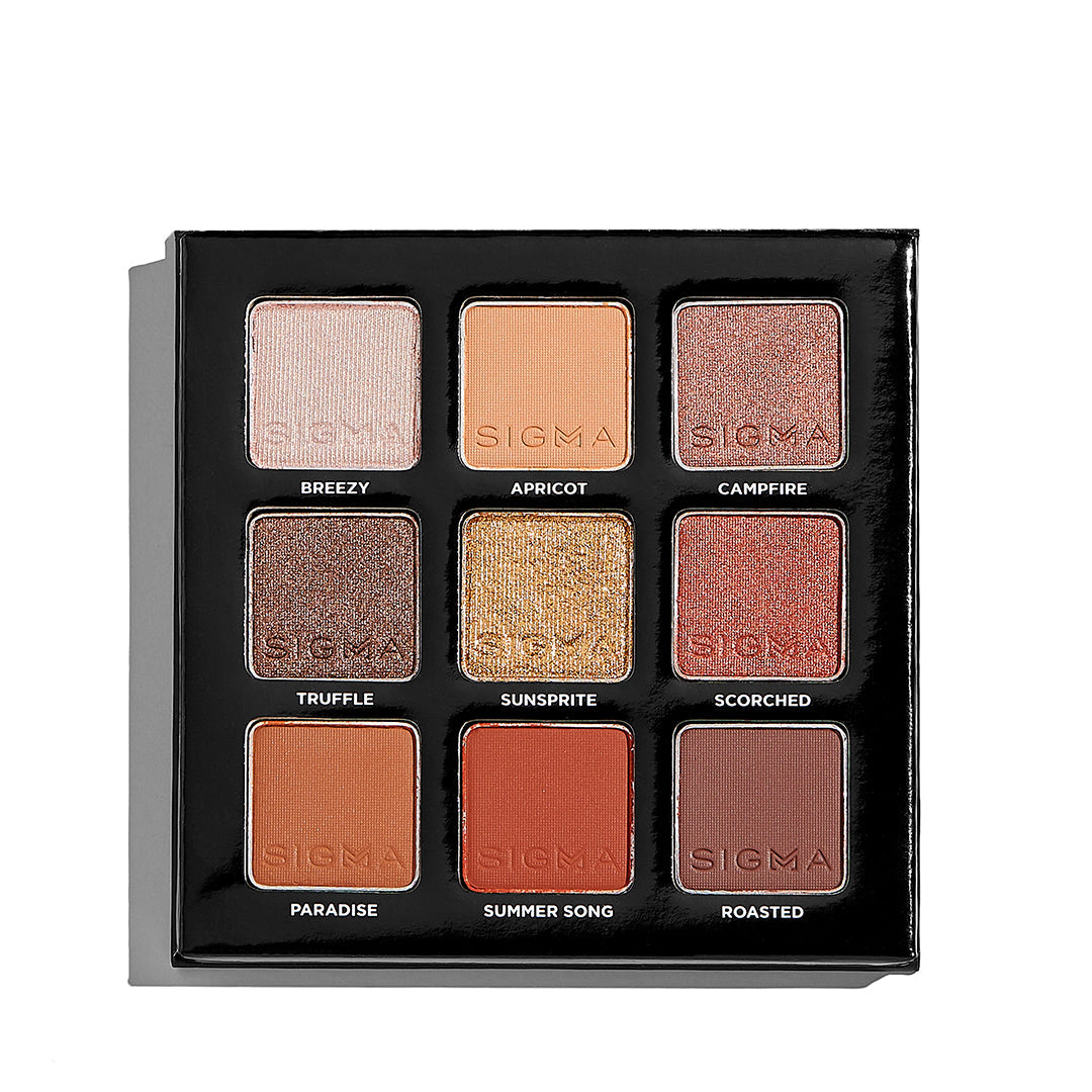 Sigma Beauty Fiery 9-shade Eyeshadow Palette