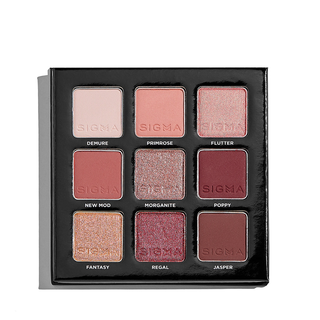 Sigma Beauty Rosy 9-shade Eyeshadow Palette