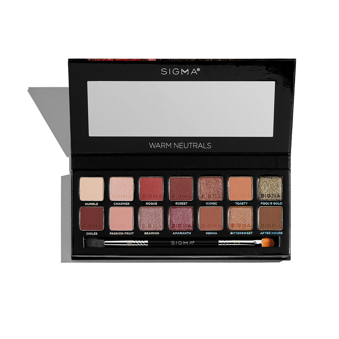 Sigma Beauty Warm Neutrals 14-Shade Eyeshadow Palette