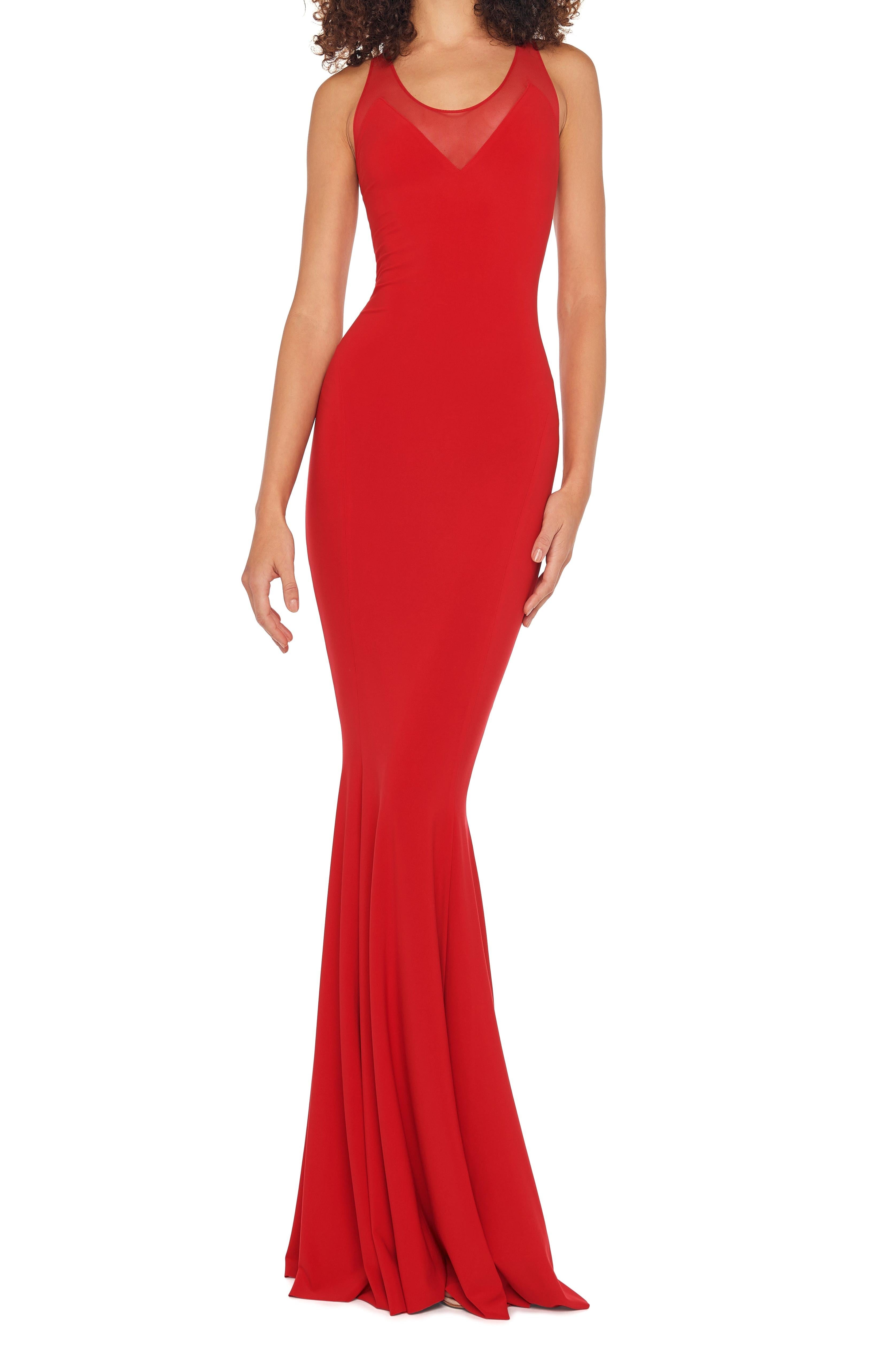 RACER FISHTAIL GOWN