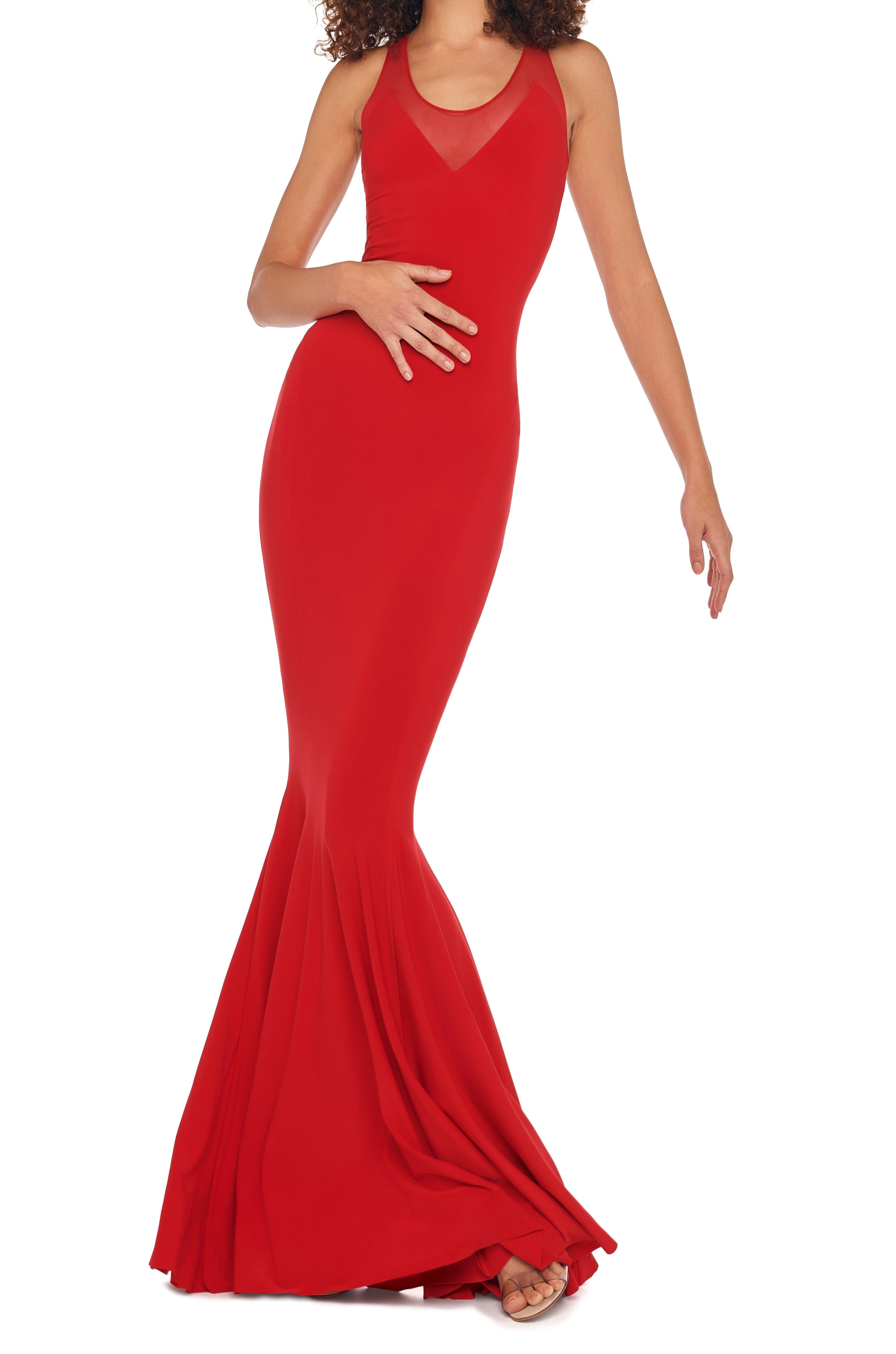 RACER FISHTAIL GOWN