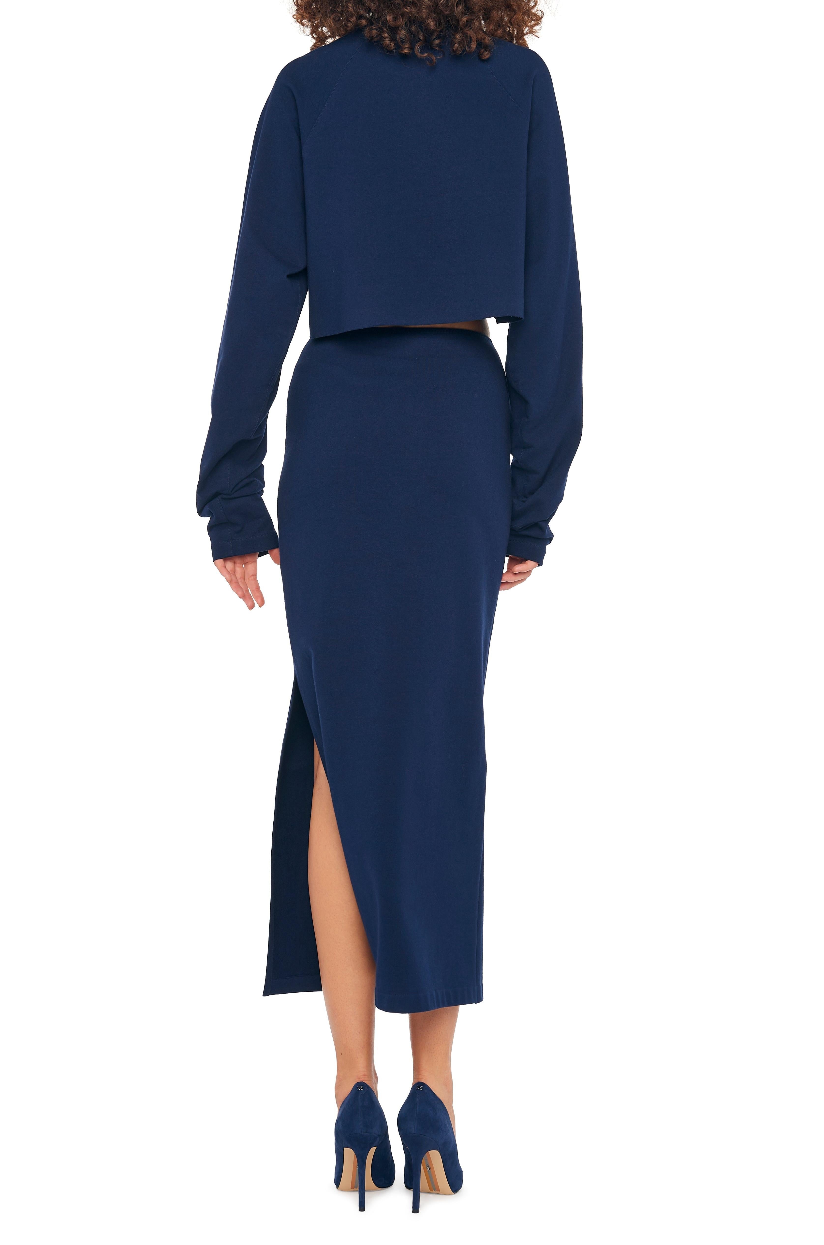 OS RAGLAN SLEEVE CROPPED TOP