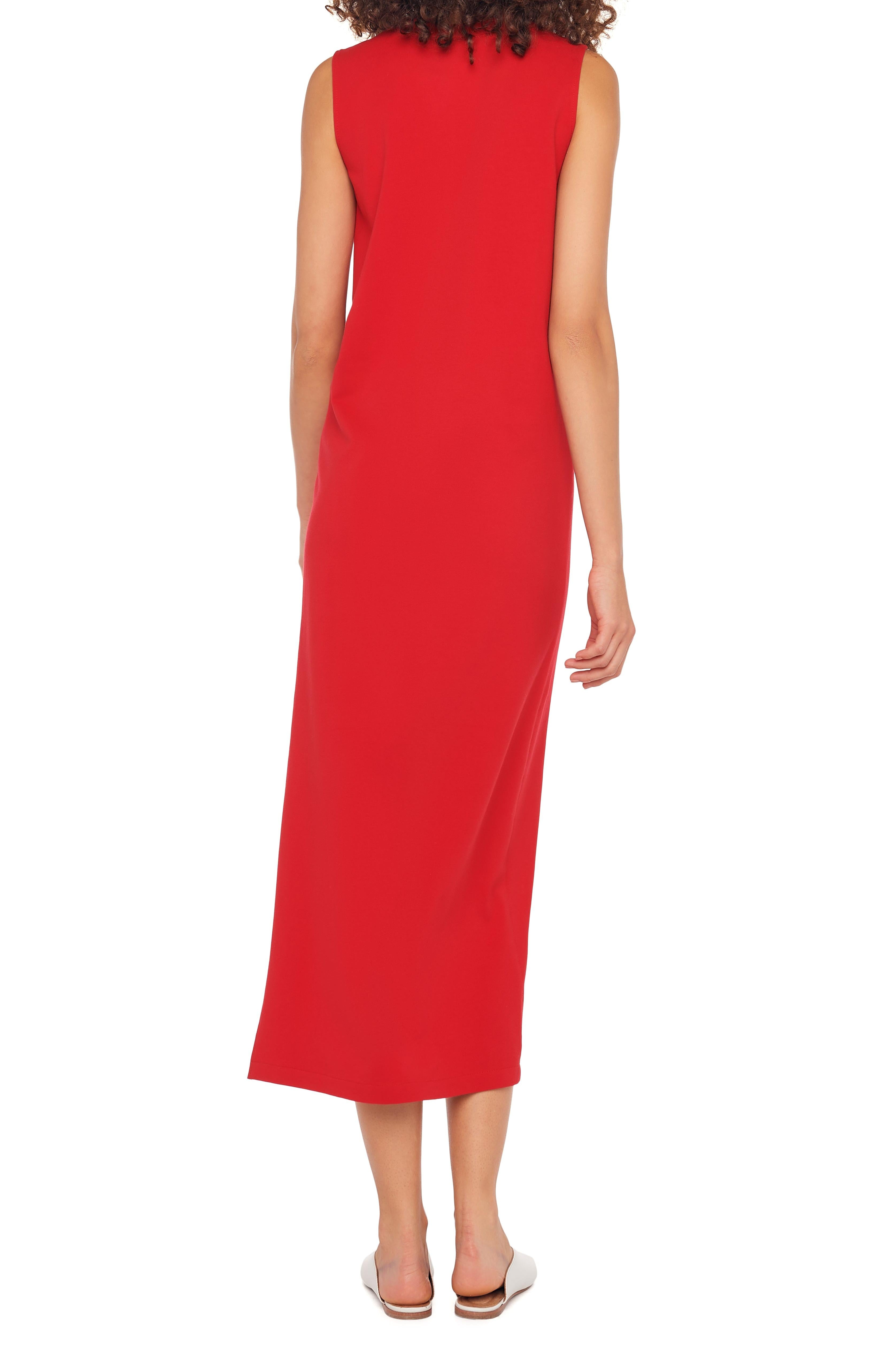 SLEEVELESS SIDE SLIT GOWN