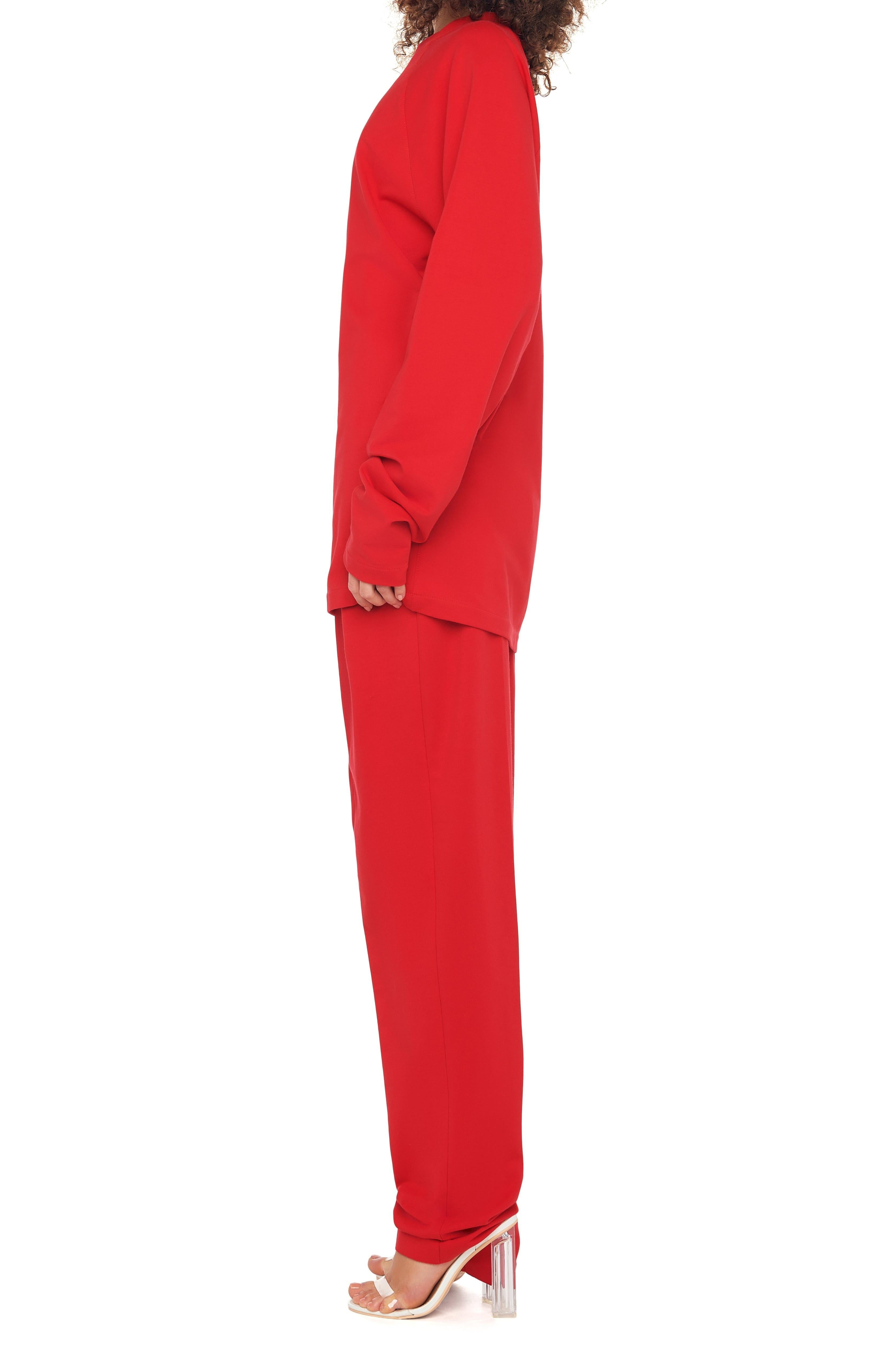 LOW RISE PLEATED TROUSER