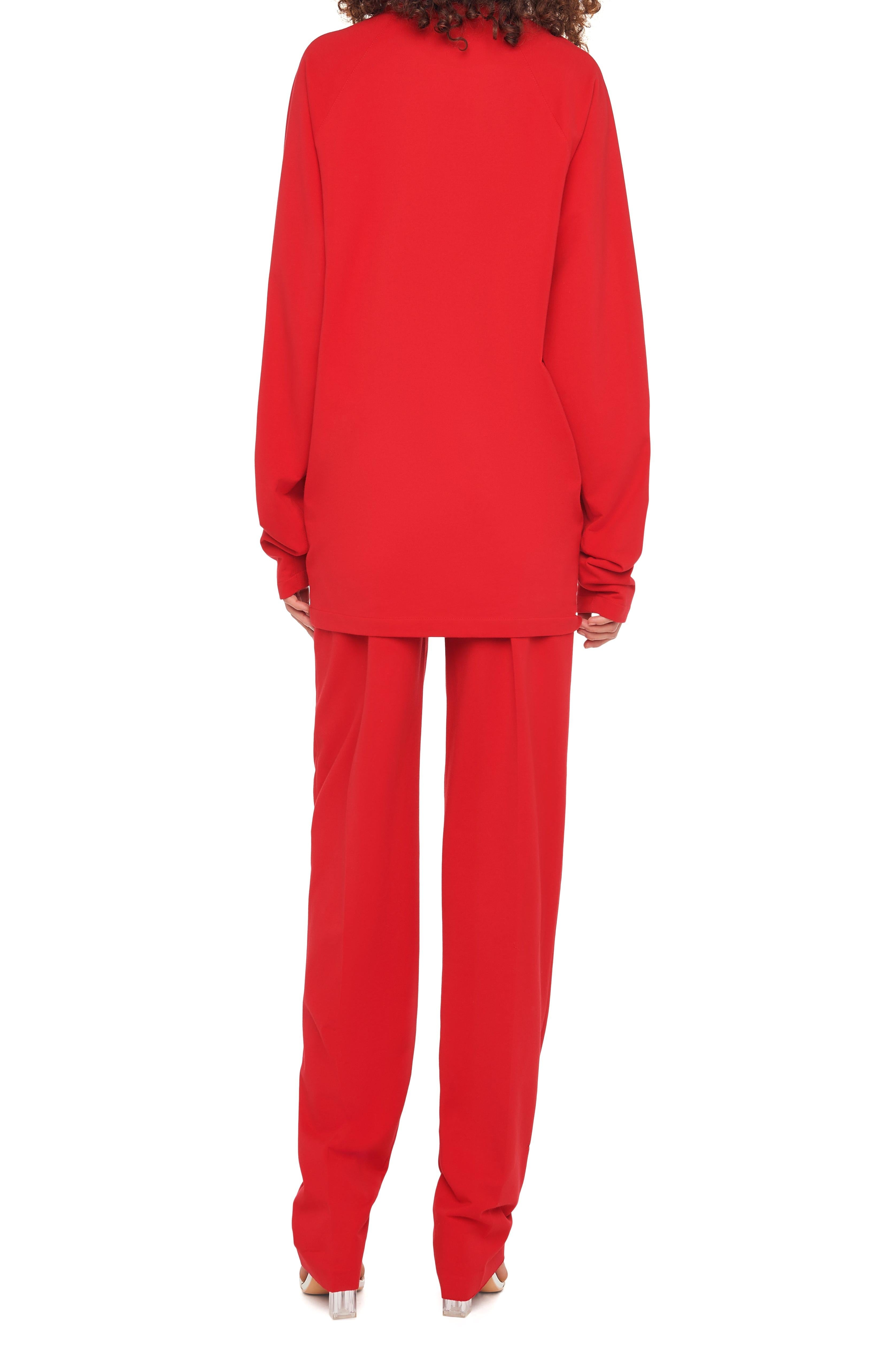 LOW RISE PLEATED TROUSER