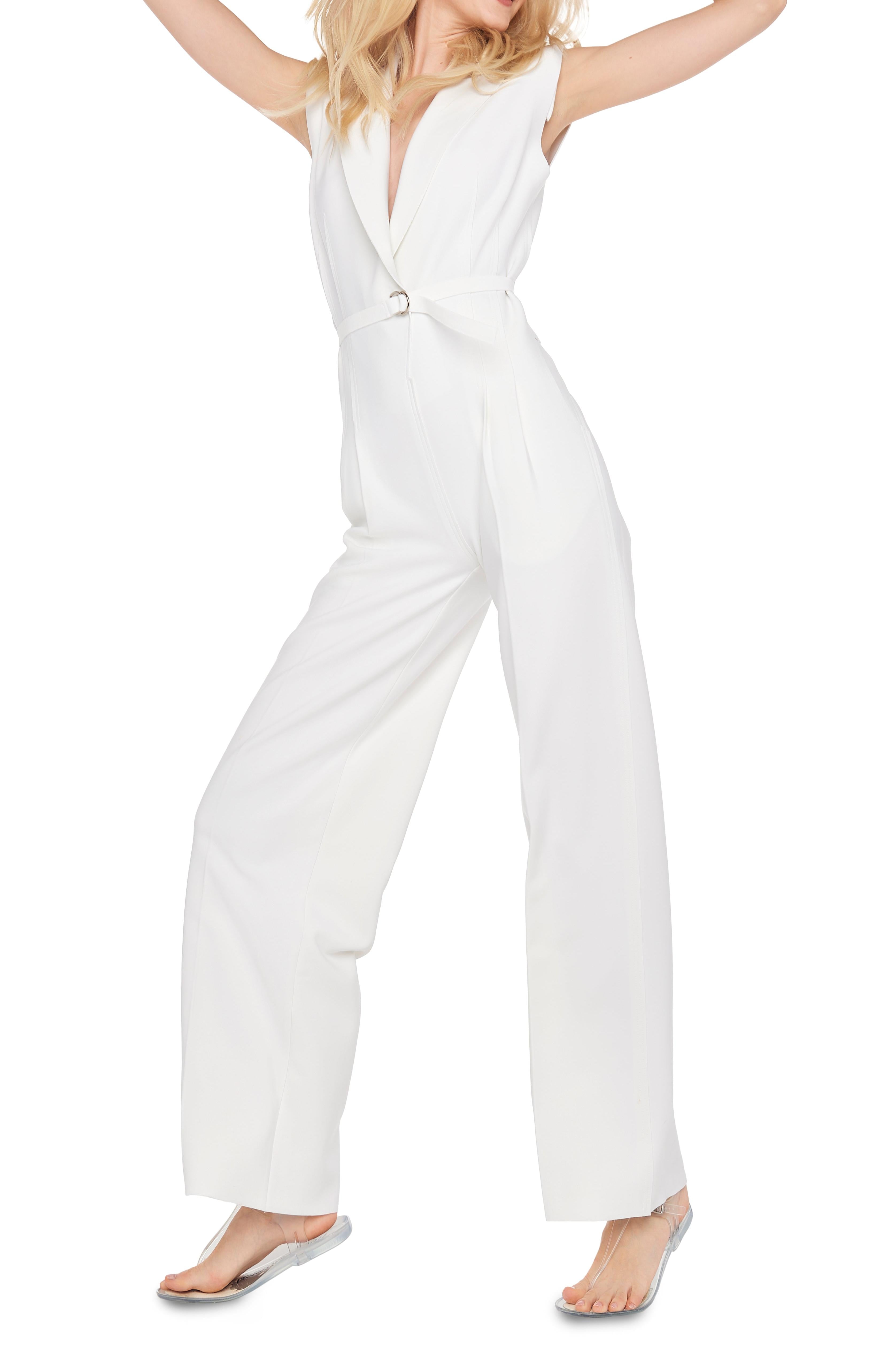 SLEEVELESS SB STRAIGHT LEG JUMPSUIT