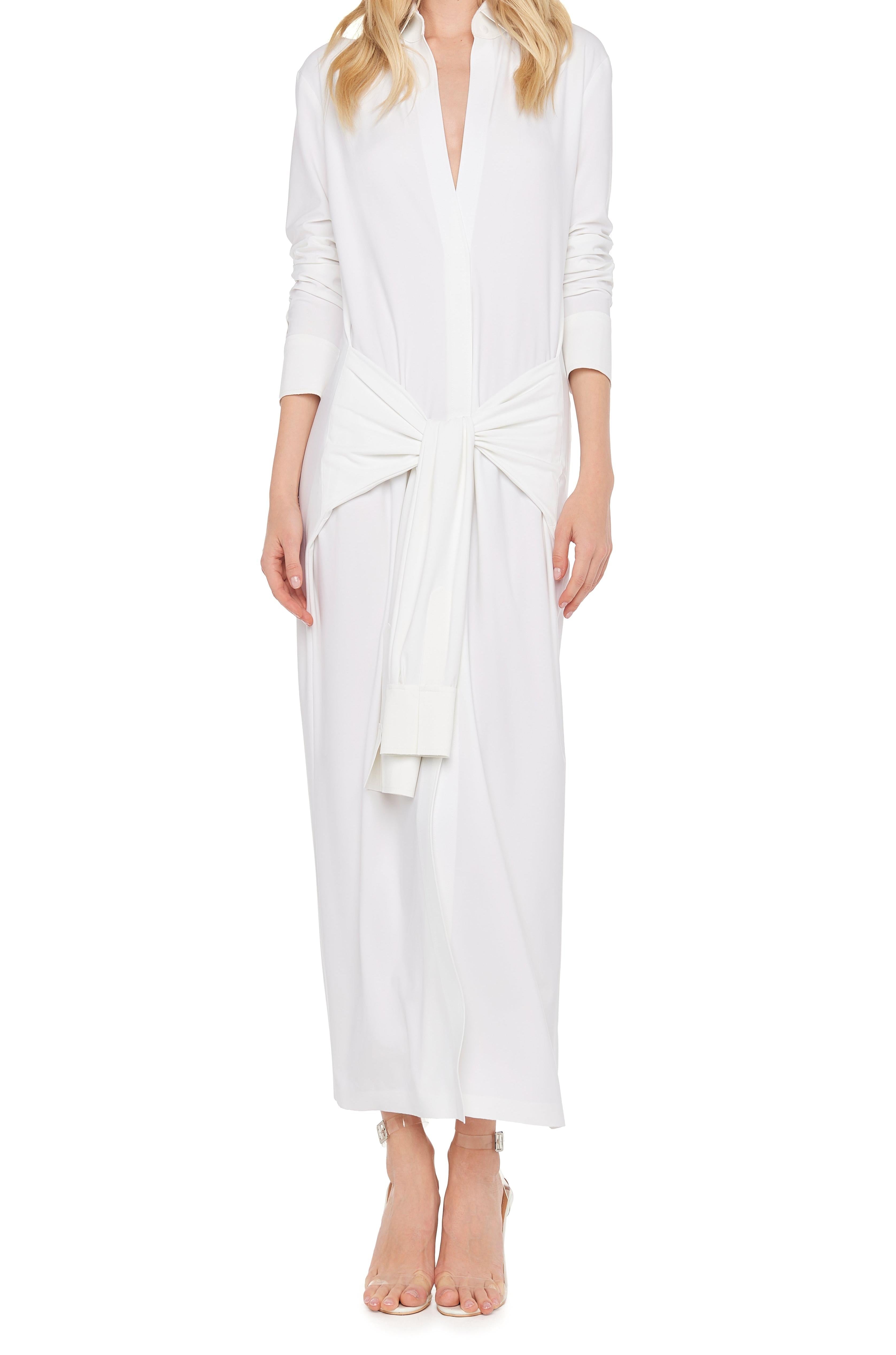 FOUR SLEEVE NK SHIRT LONG DRESS