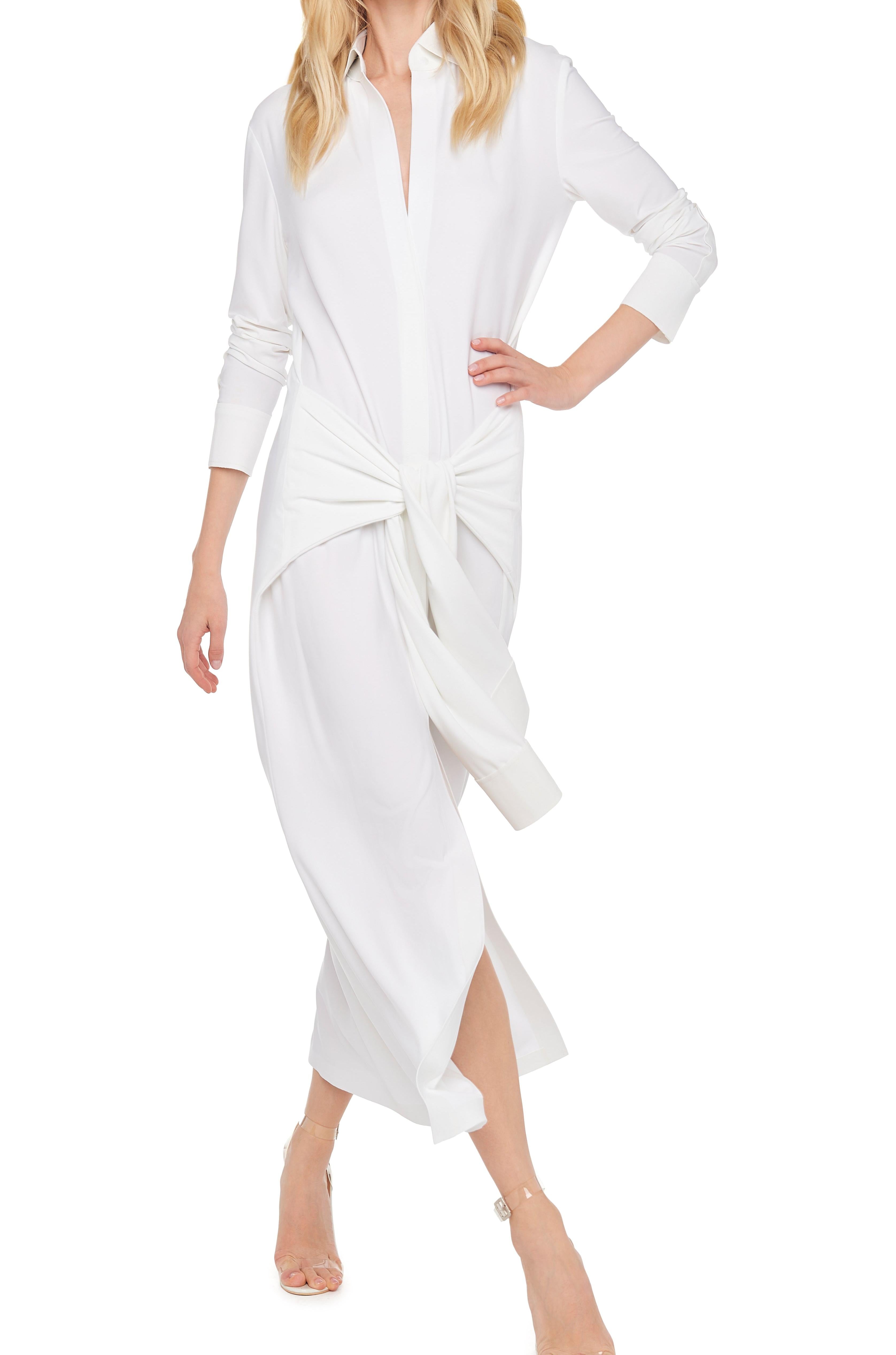 FOUR SLEEVE NK SHIRT LONG DRESS