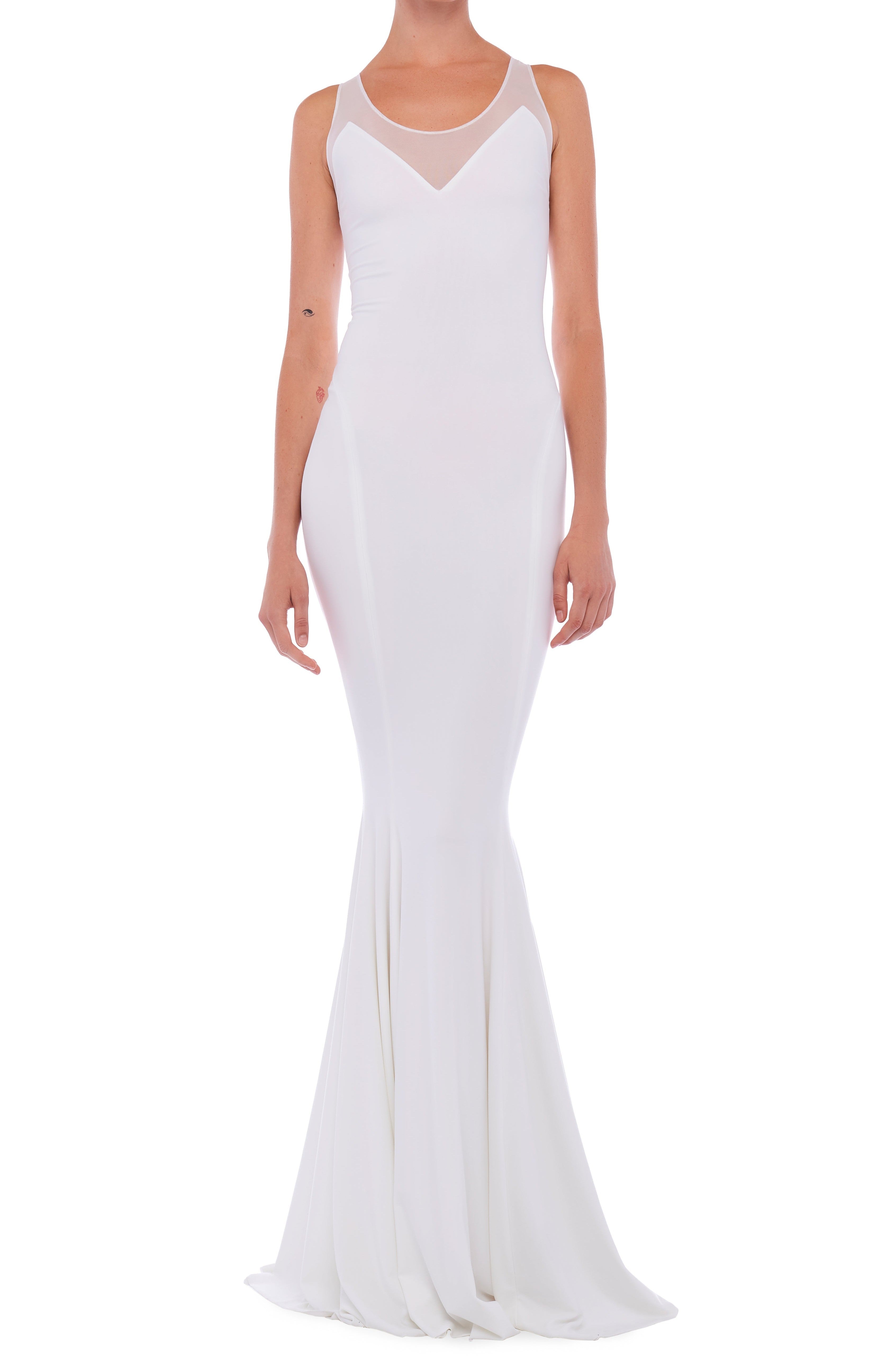 RACER FISHTAIL GOWN