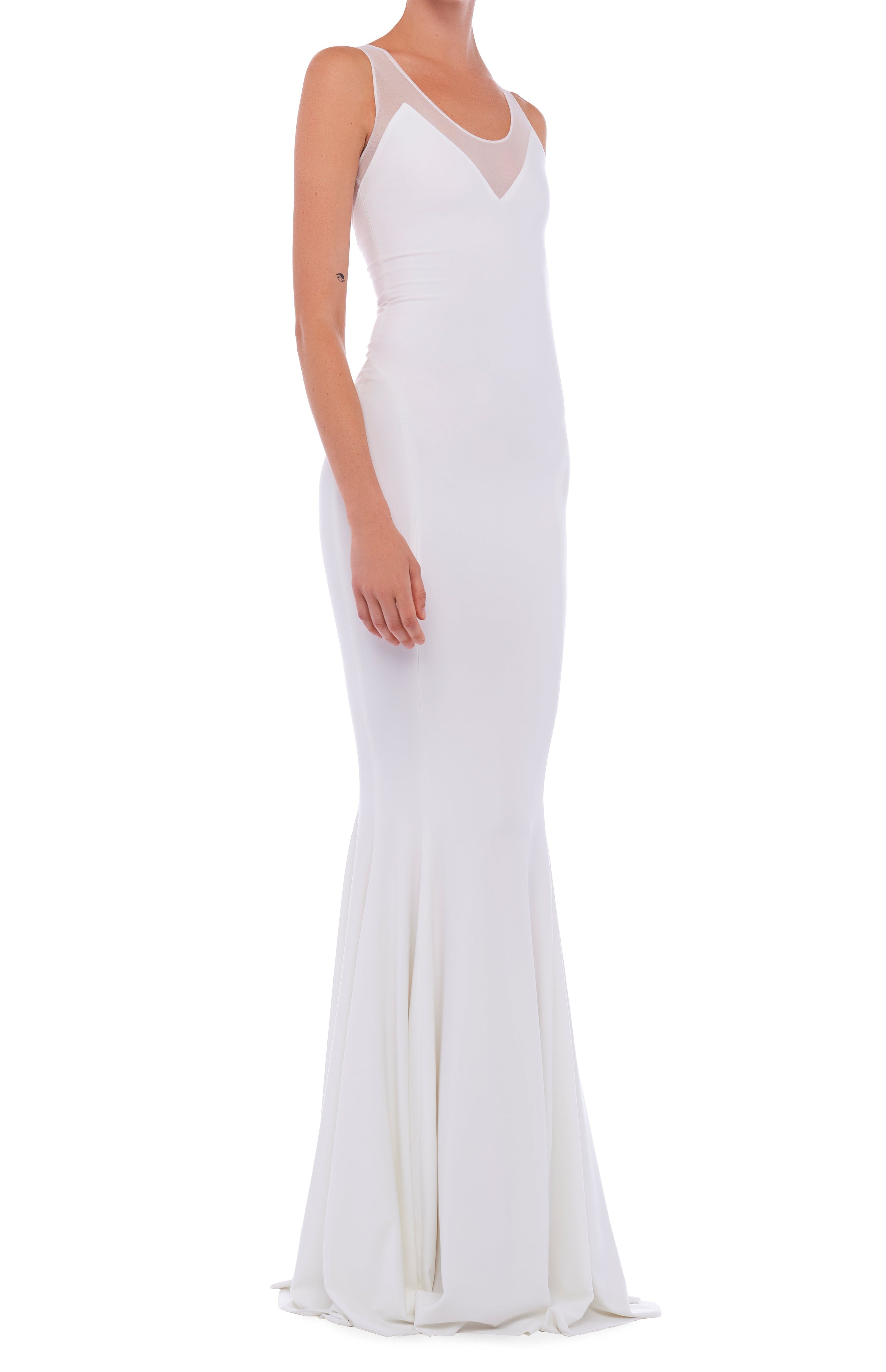 RACER FISHTAIL GOWN