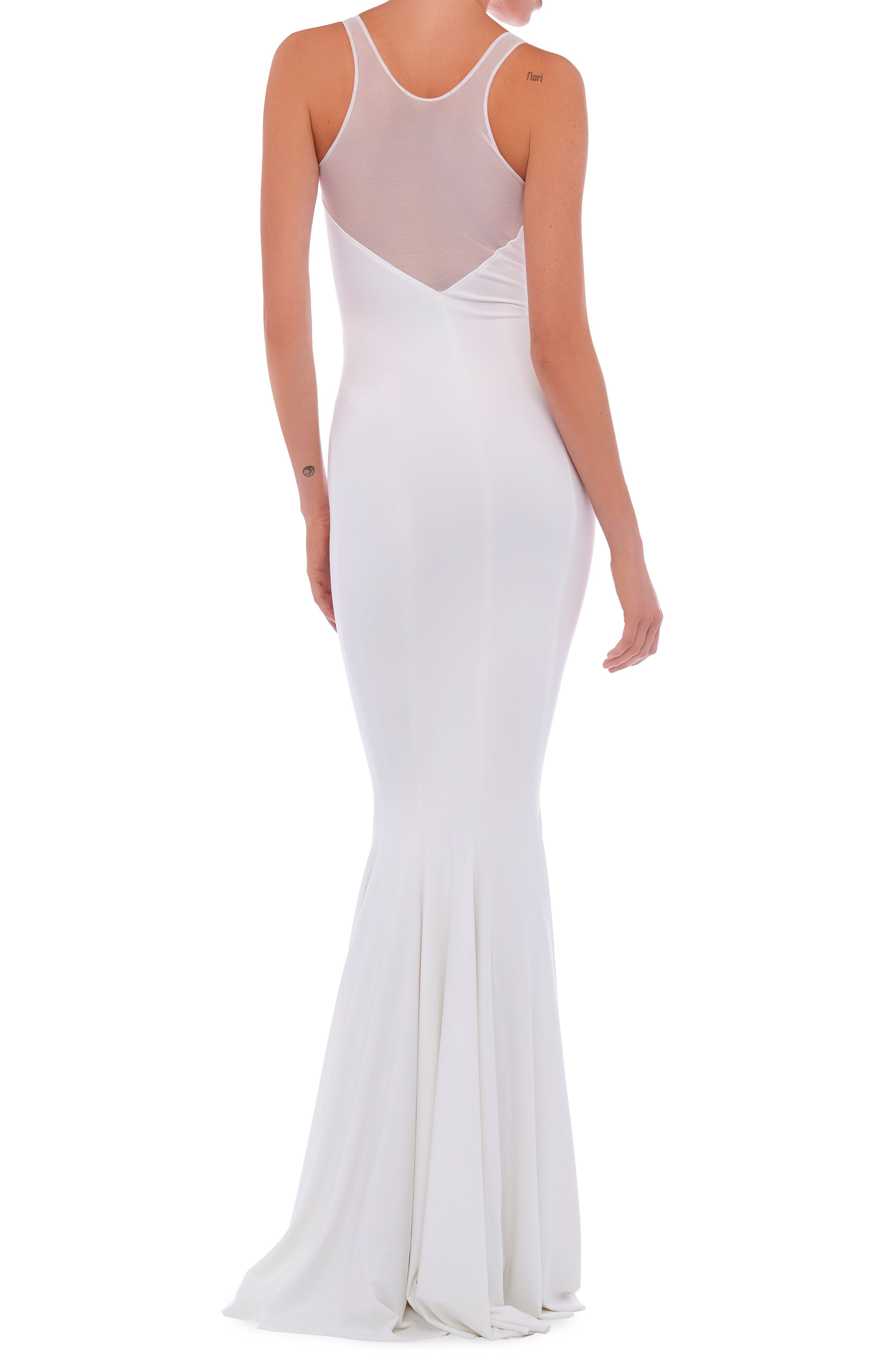 RACER FISHTAIL GOWN