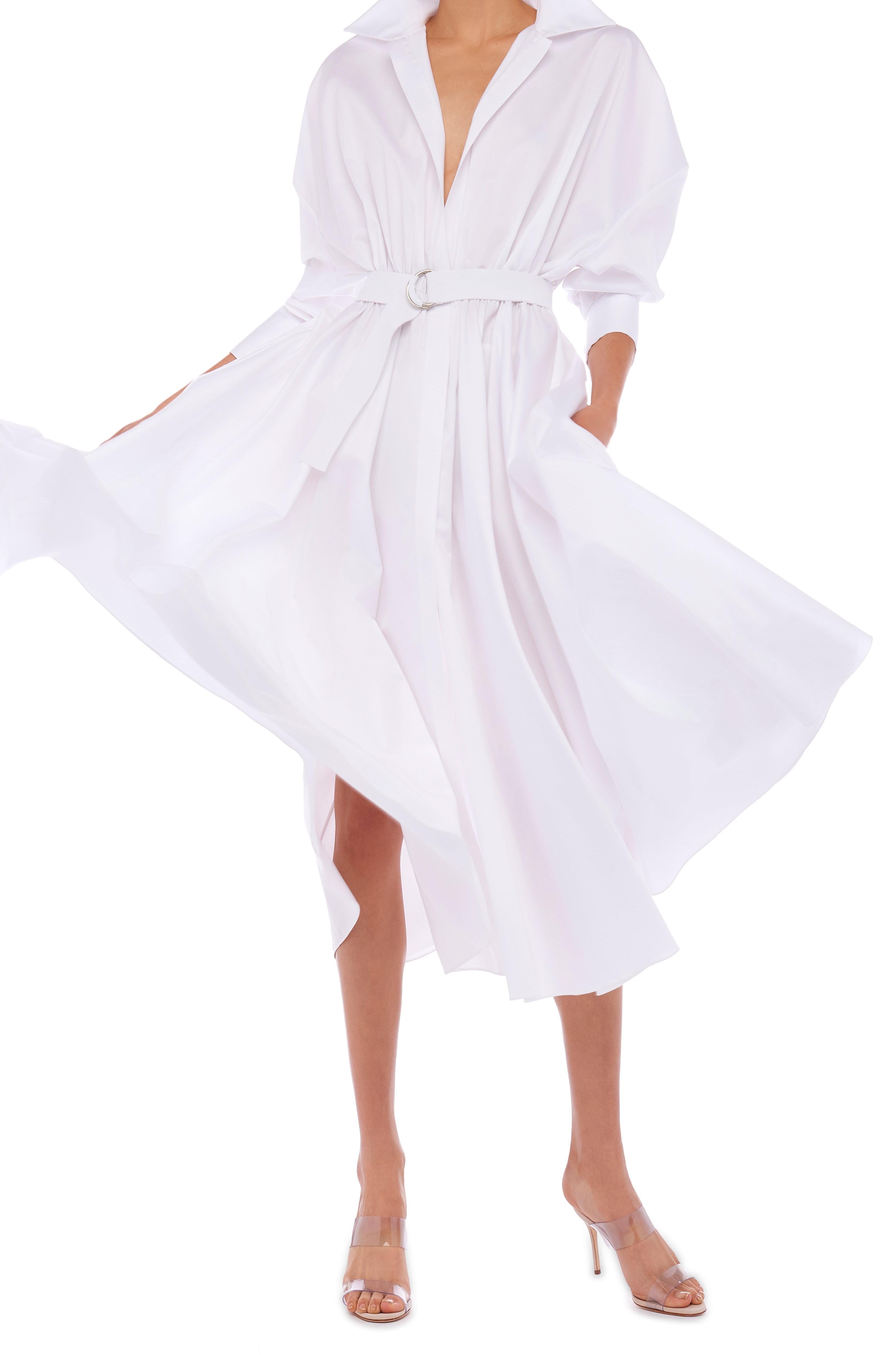 SUPER OS BF NK SHIRT DRESS