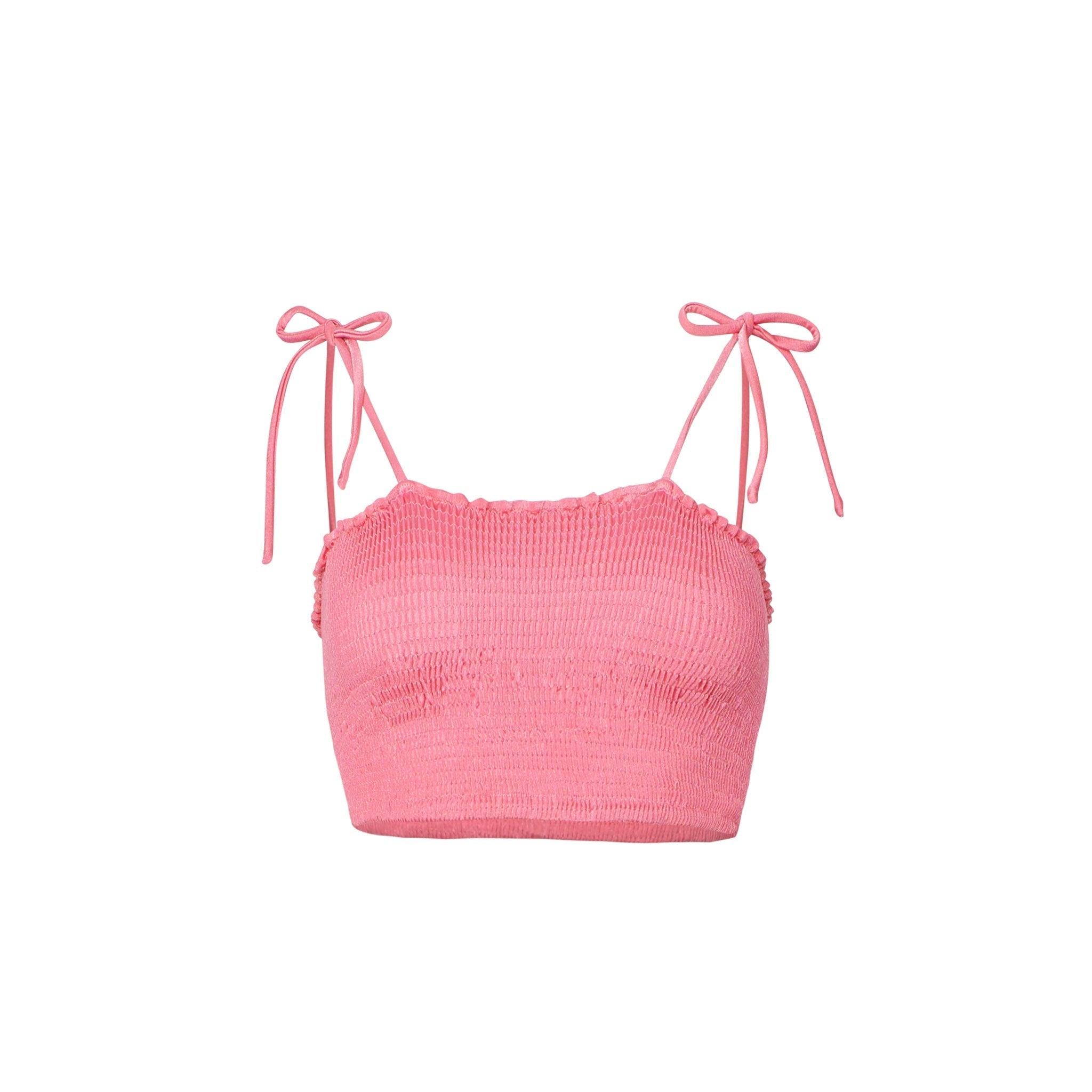 Cleo Smocked Bikini Top