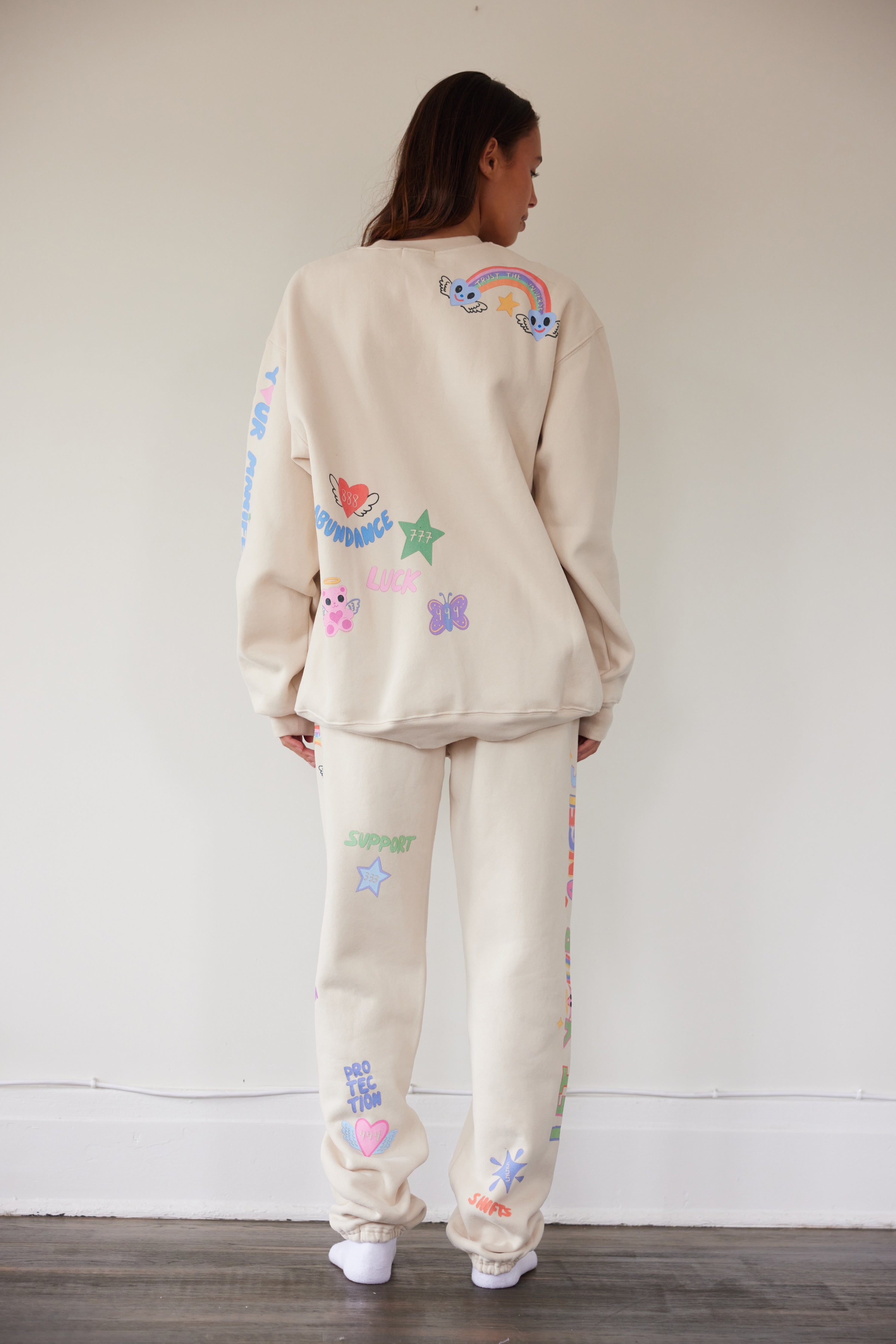 Mayfair x @iscreamcolour Angel Numbers Cloud Crewneck