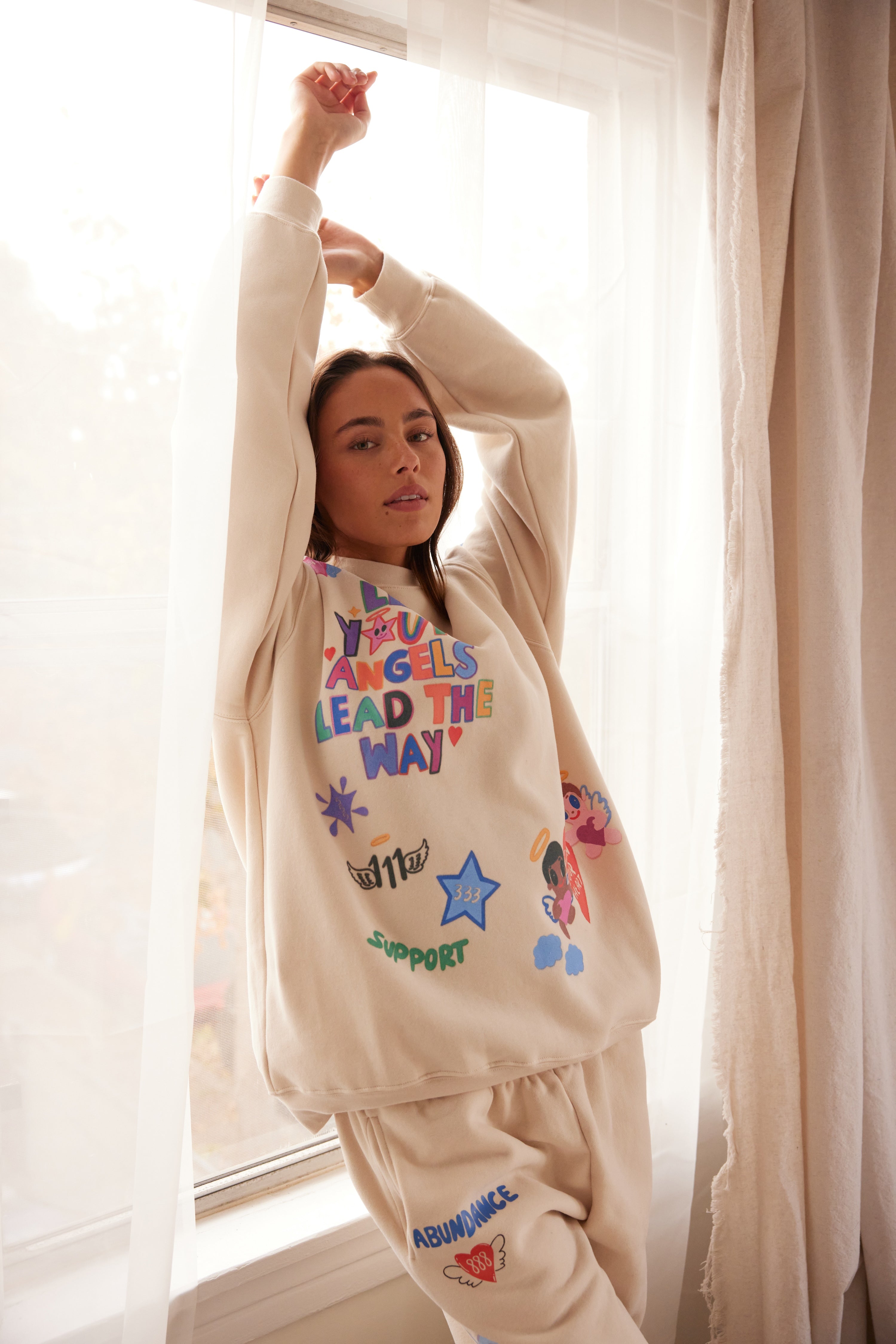 Mayfair x @iscreamcolour Angel Numbers Cloud Crewneck