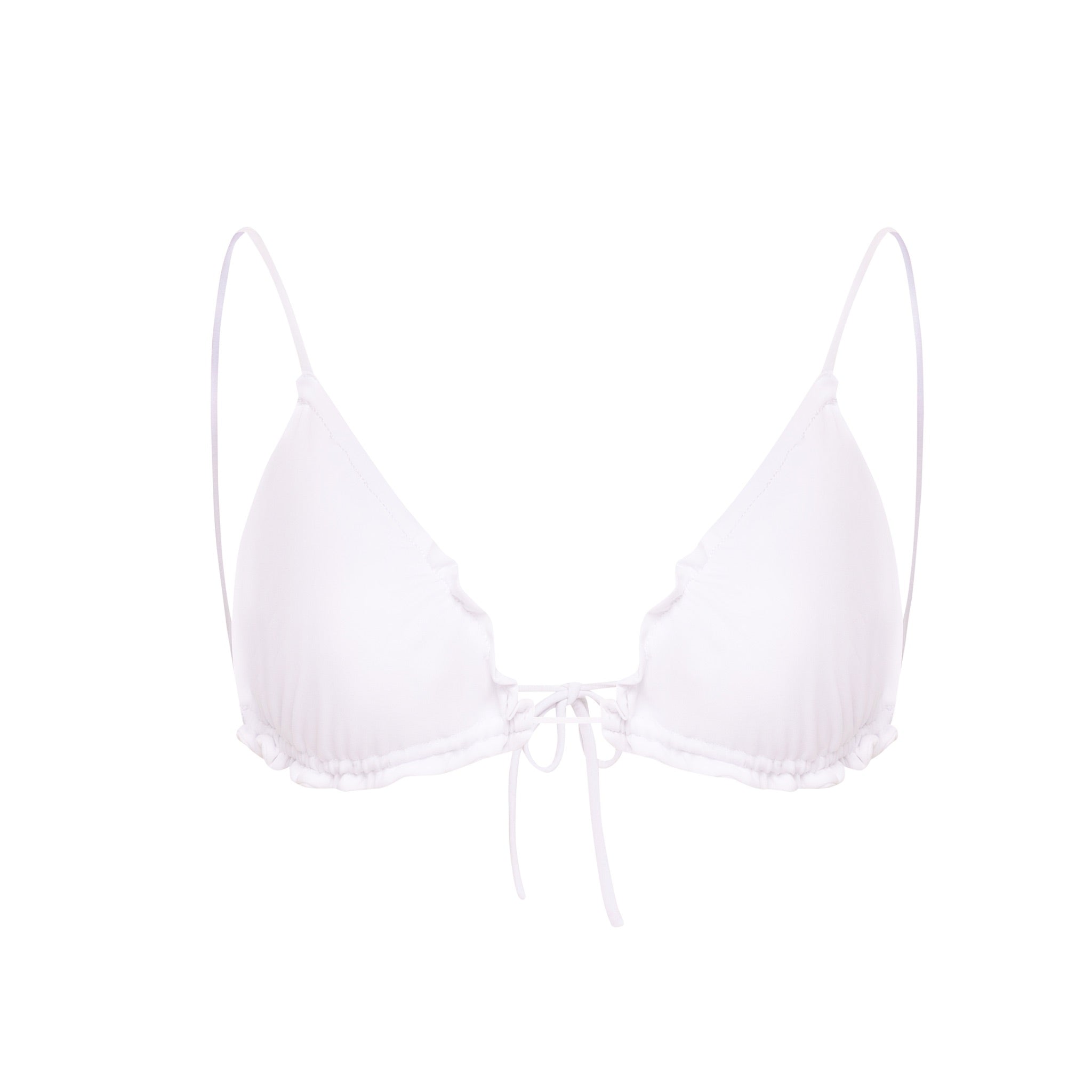 Leah bikini top - white - peixoto