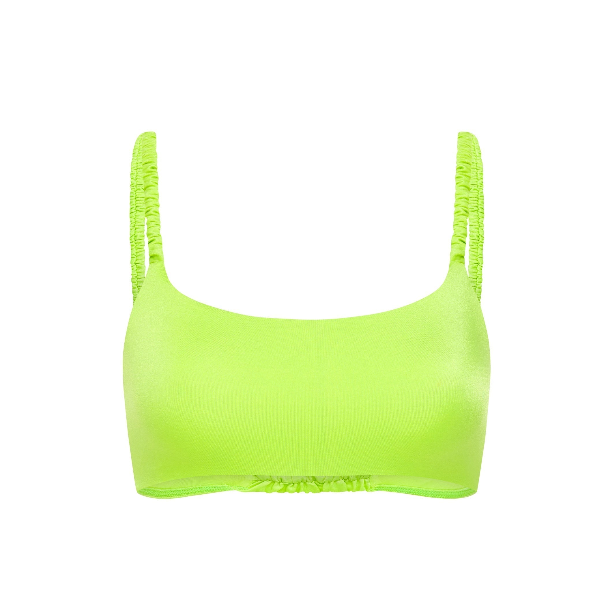 Karol bikini top - lime glow - peixoto