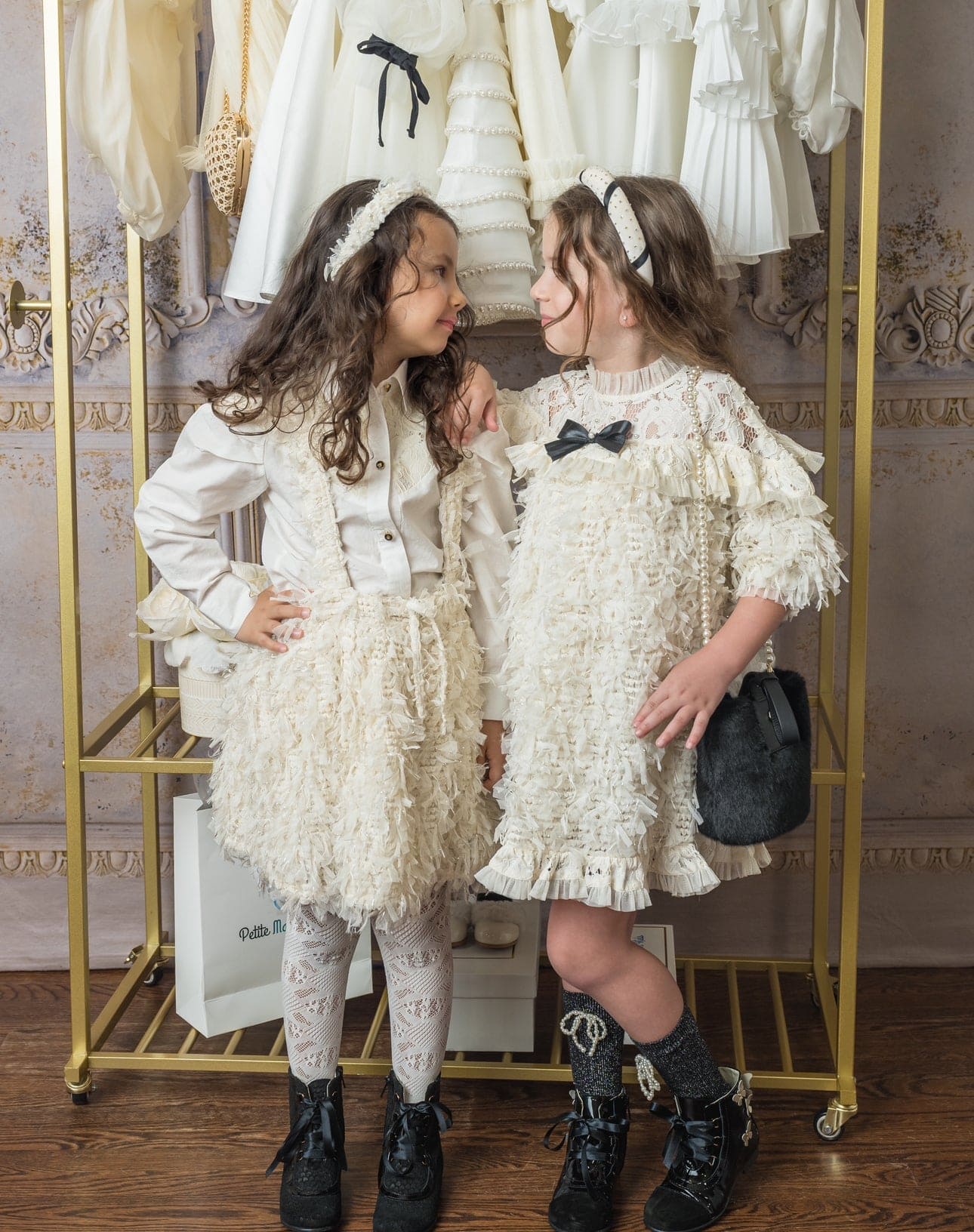 Ivanna Ivory Dress - Petite Maison Kids
