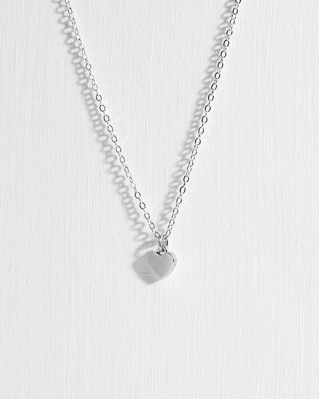 Hara Tiny Heart Pendant Necklace in Silver