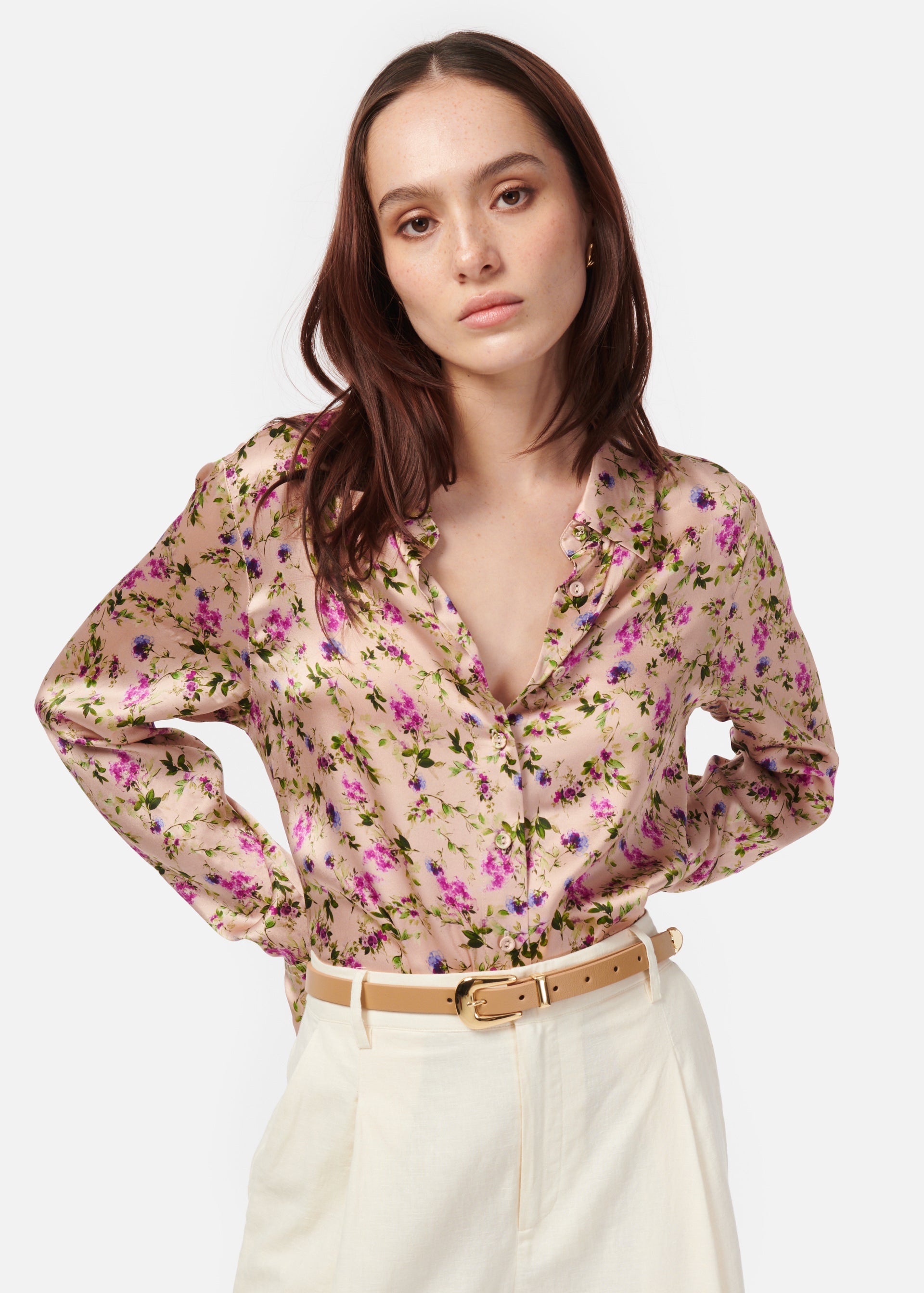 Crosby Blouse Spring Geranium