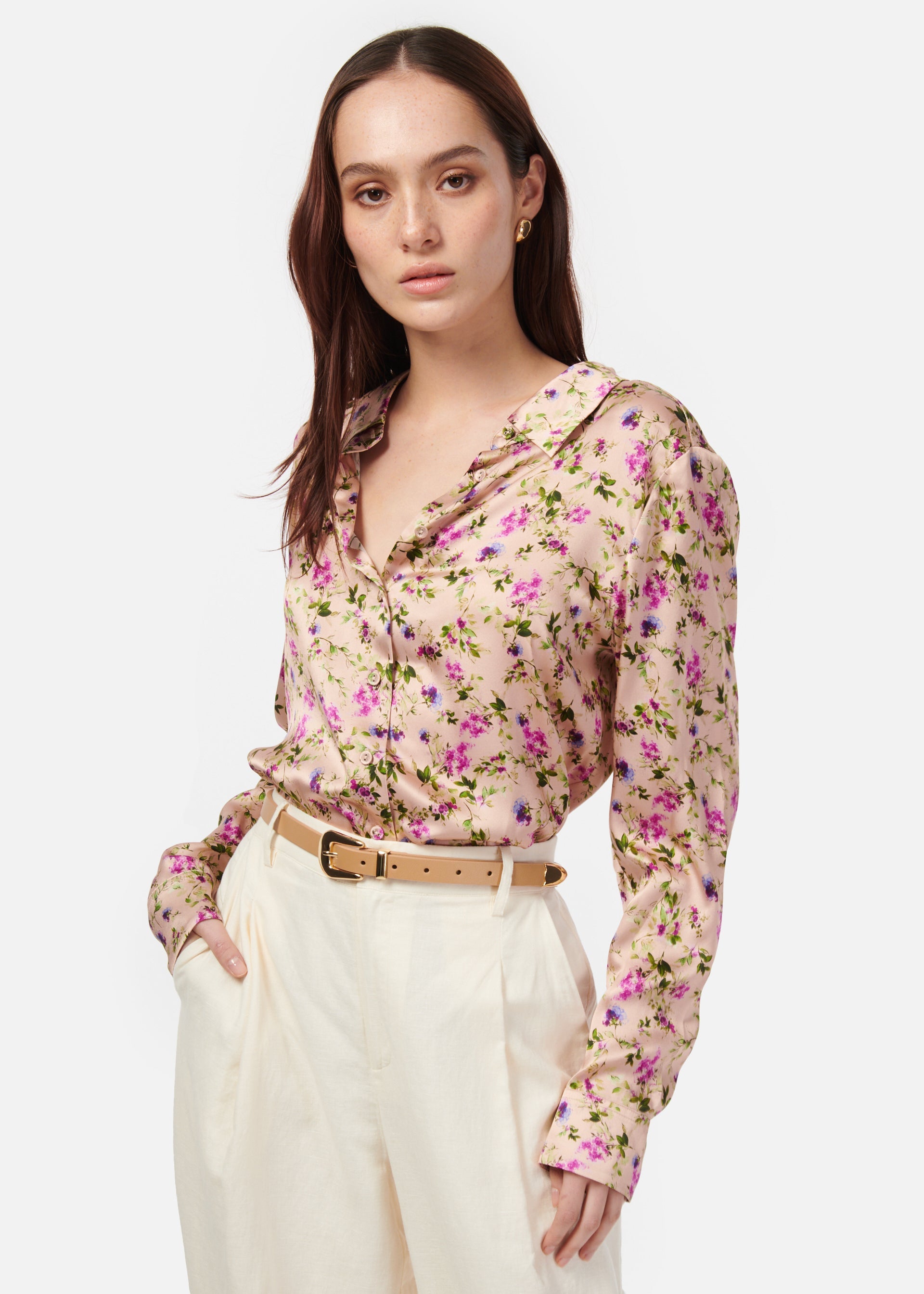 Crosby Blouse Spring Geranium