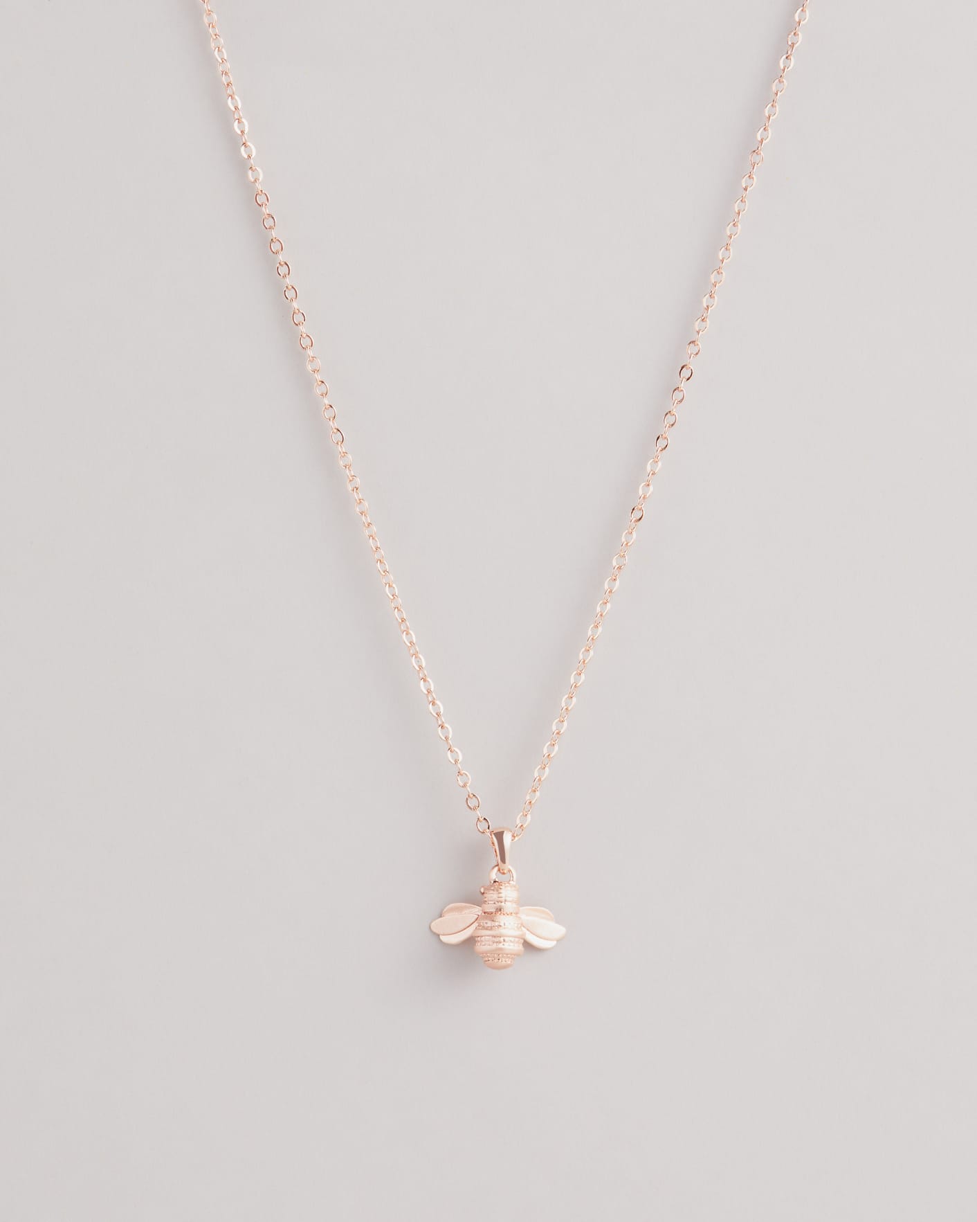 Bellema Bumble Bee Necklace in Rose Gold