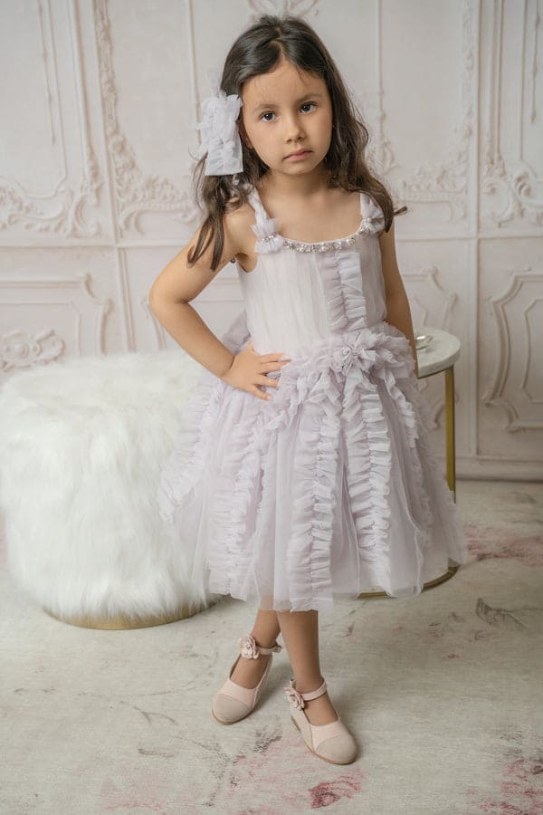 Ariel Lavender Tulle Dress - Petite Maison Kids