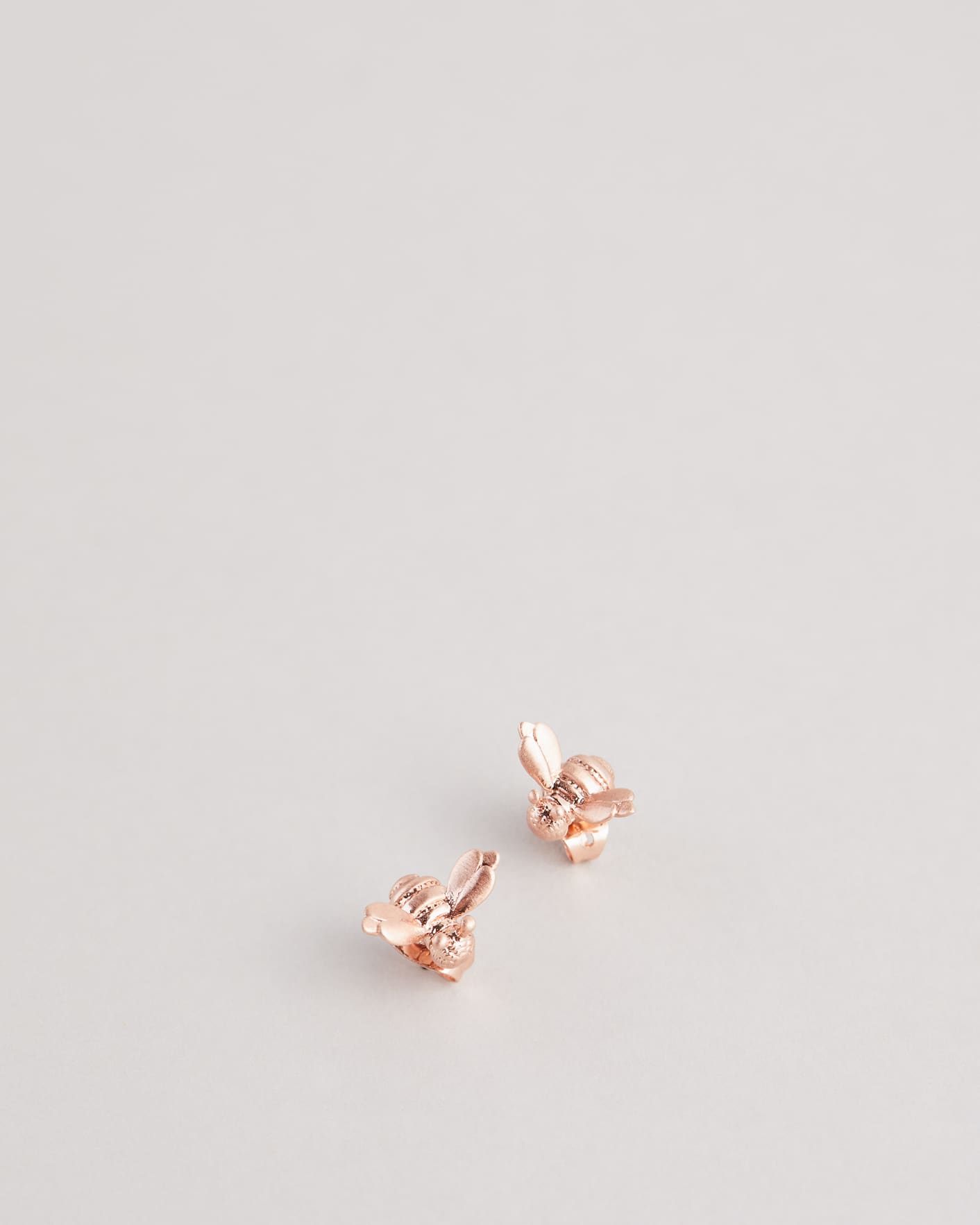 Beeli Bumble Bee Earring in Rose Gold