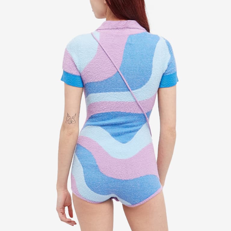 Good Vibration Body | Sea Blue And Parma Violet
