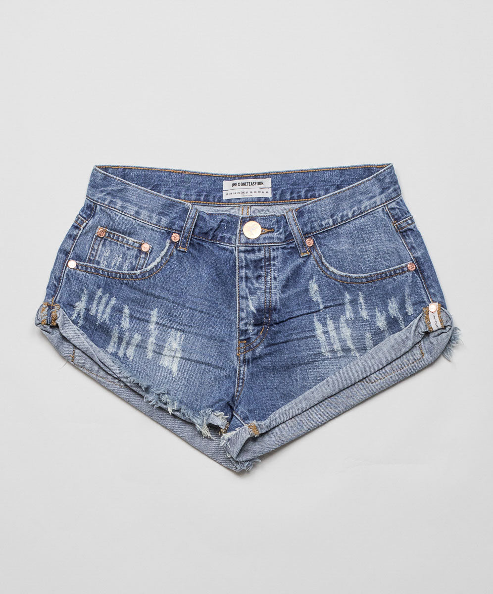 Bandits Low Waist Denim Shorts - Archived Pacifica