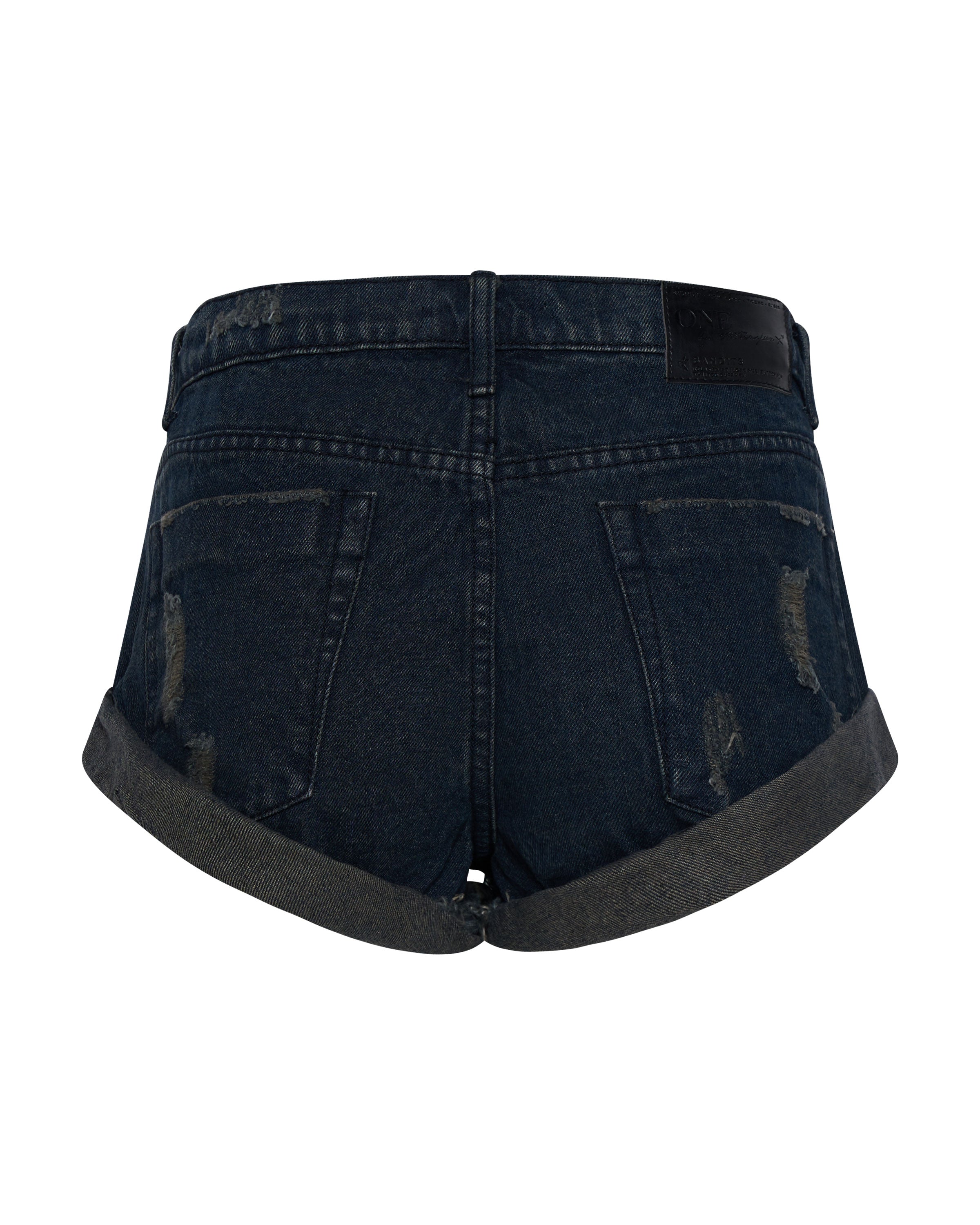 Bandits Low Waist Denim Shorts - Archived Fox Black