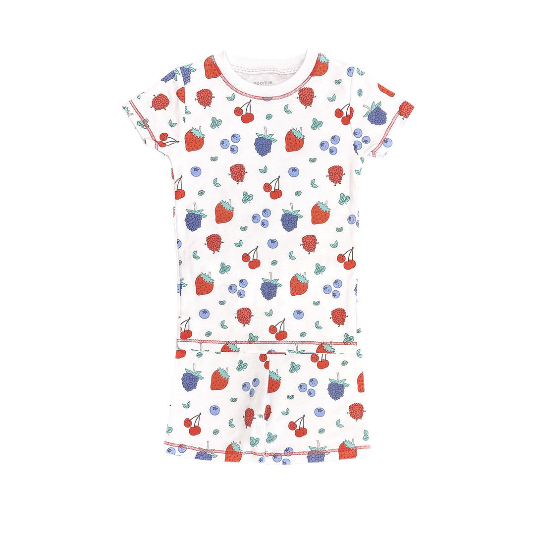 Two Piece PJ SS/ Shorts  Berries & Cherries