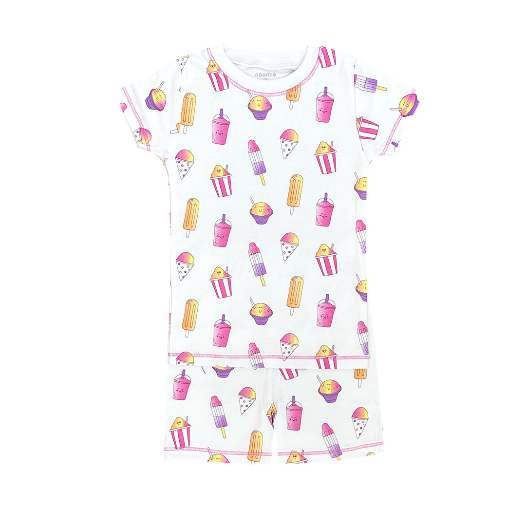 Two Piece PJ SS/ Shorts  Pink Ice Cones