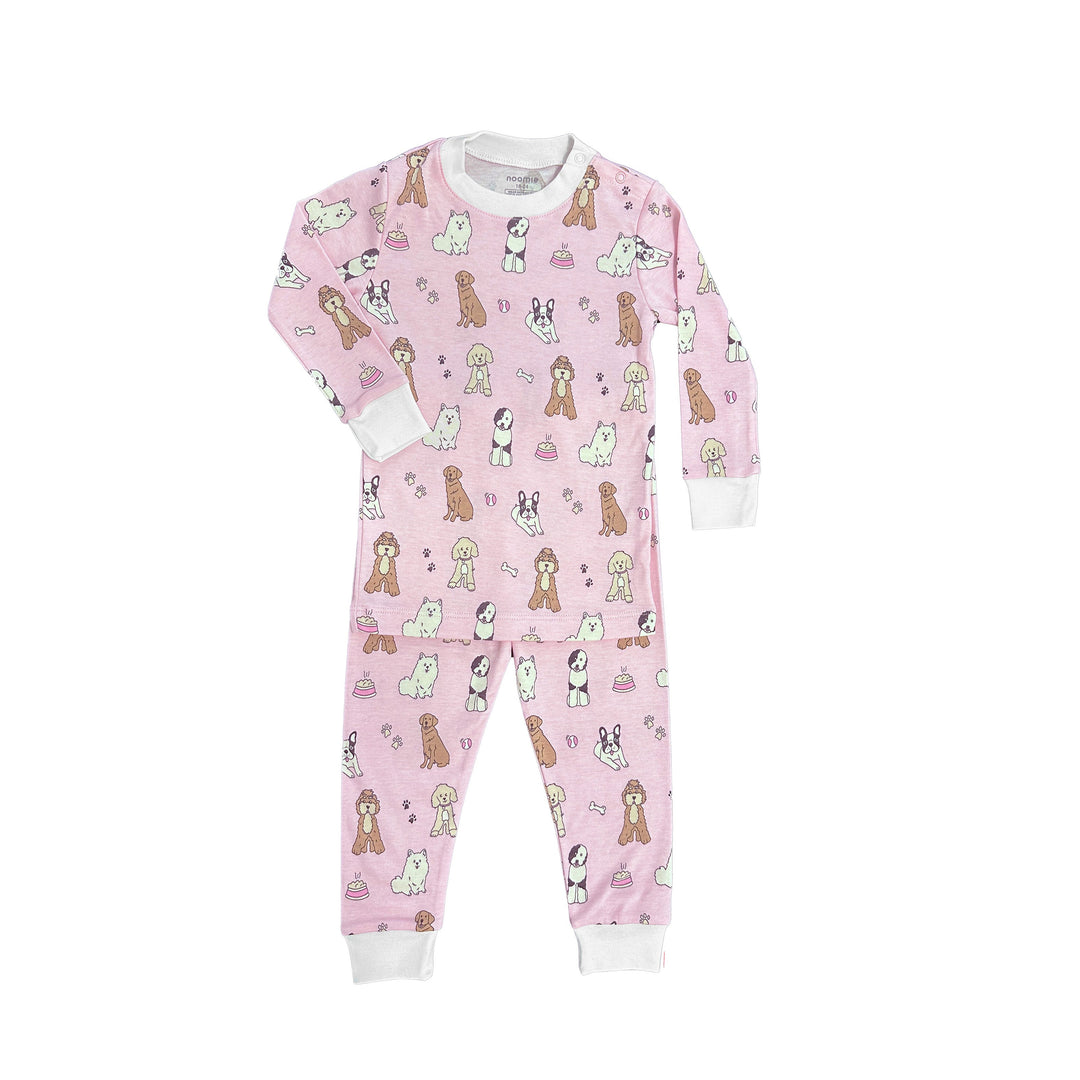 Two Piece Pj Doggie Day Care Pink
