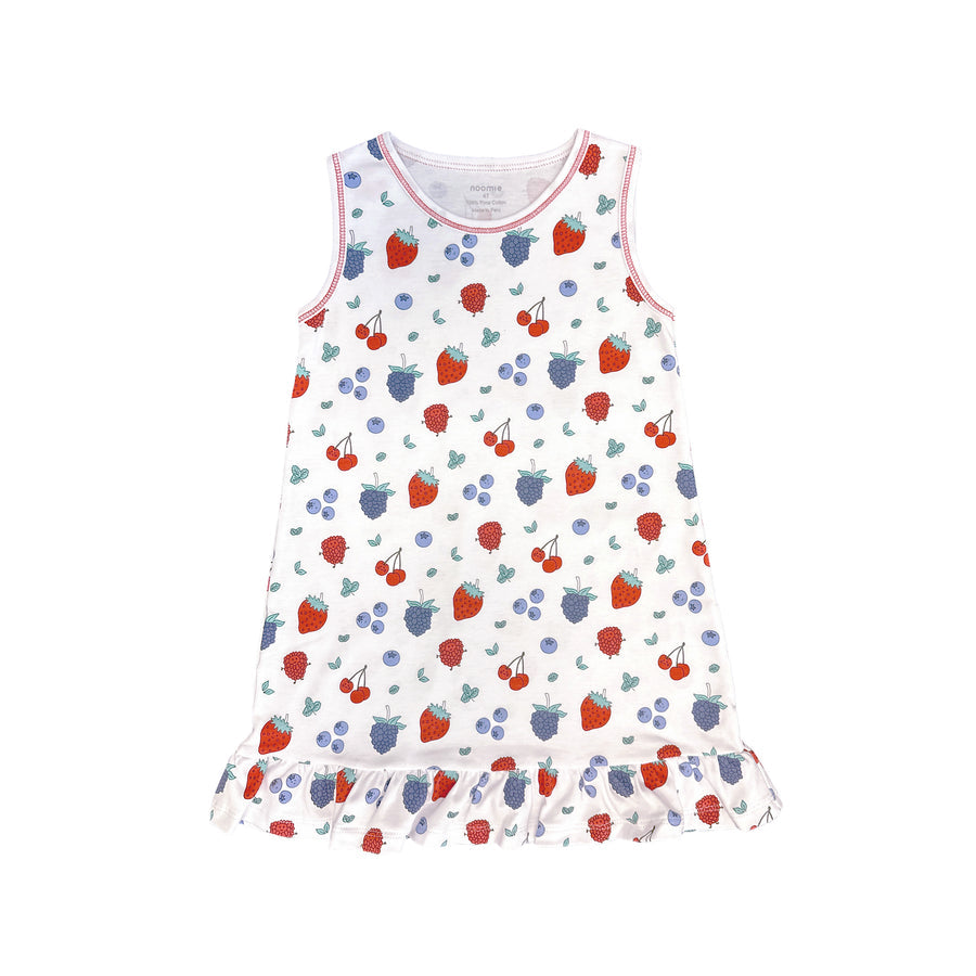 Dress Sleeveless Berries & Cherries