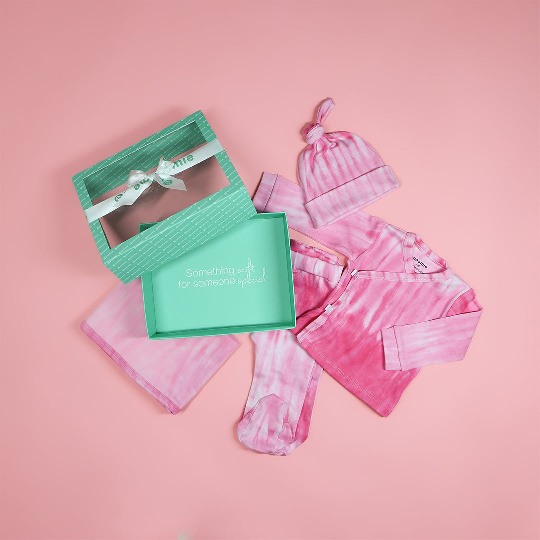 Gift Set Pink Gradient Tie Dye