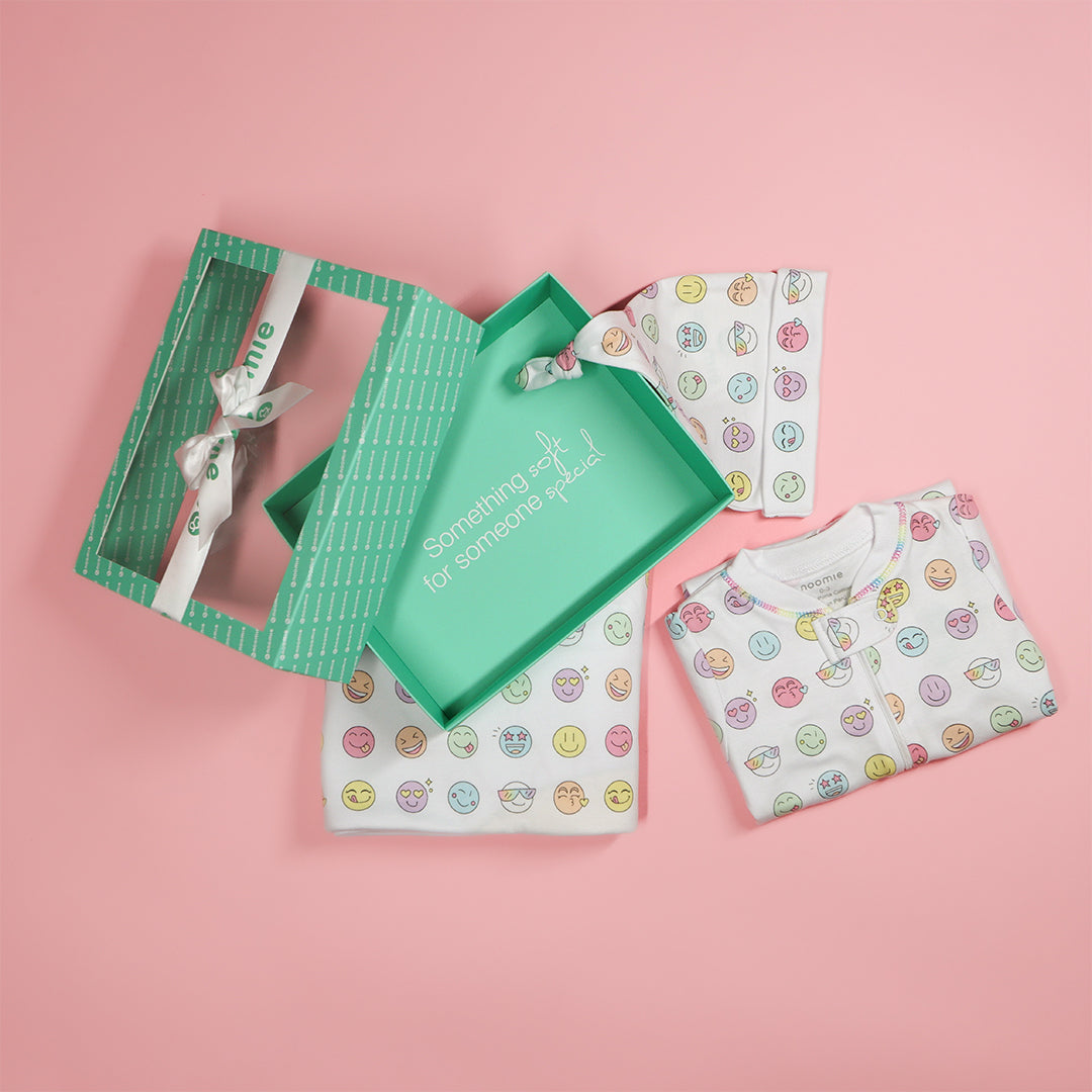 Gift Set Rainbow Happy Faces