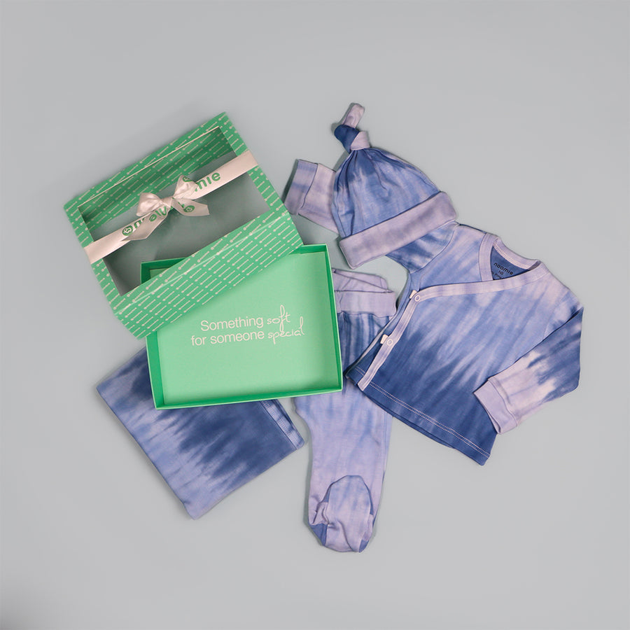 Gift Set Blue Gradient Tie Dye