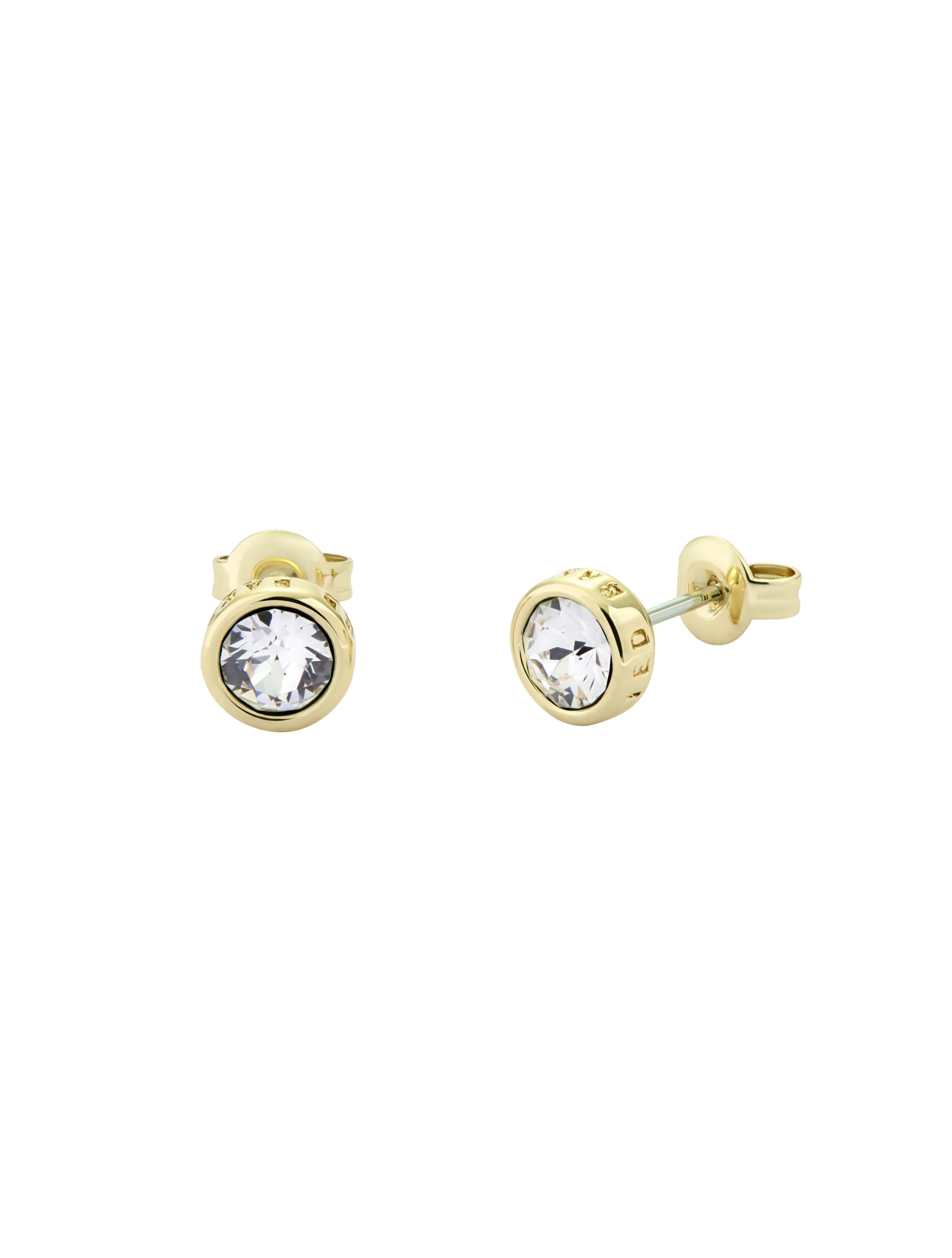 Sinaa Crystal Stud Earring in Gold